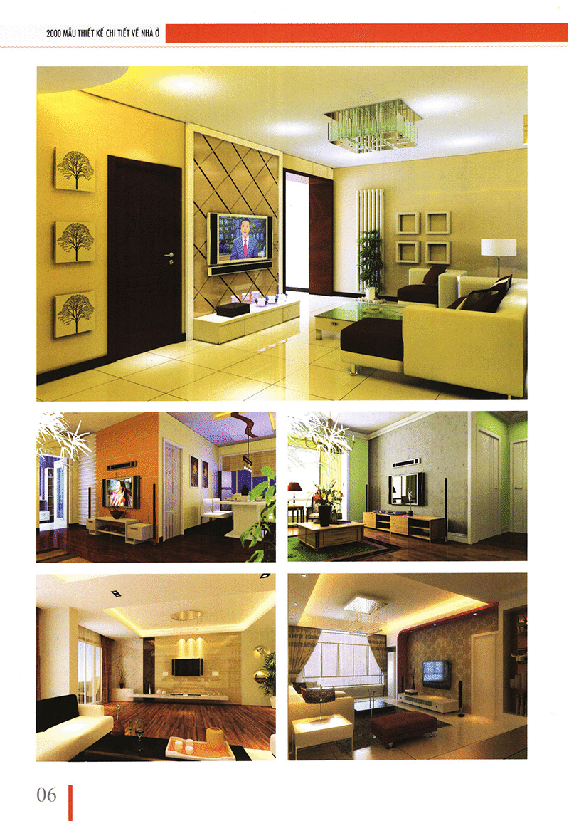 thiết kế chi tiết nhà ở theo phong thủy - quyển màu đỏ - nền tường - Ảnh 11