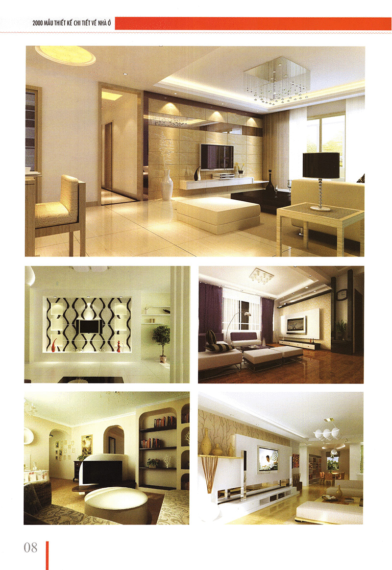 thiết kế chi tiết nhà ở theo phong thủy - quyển màu đỏ - nền tường - Ảnh 13