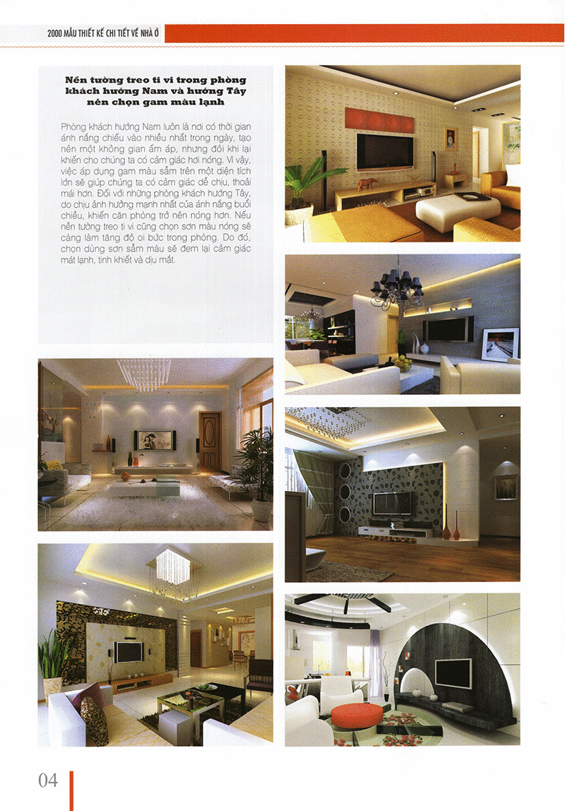 thiết kế chi tiết nhà ở theo phong thủy - quyển màu đỏ - nền tường - Ảnh 9