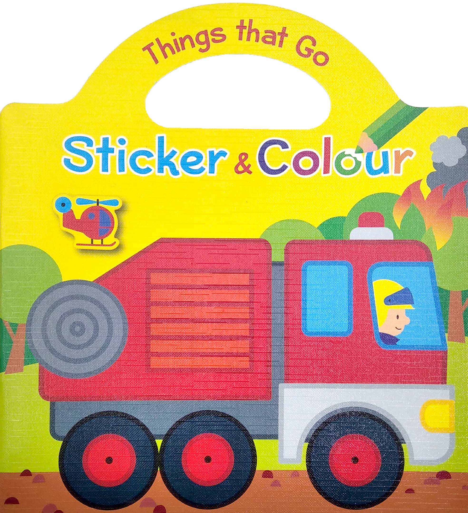 things that go sticker & colour: trucks and diggers - Ảnh 2