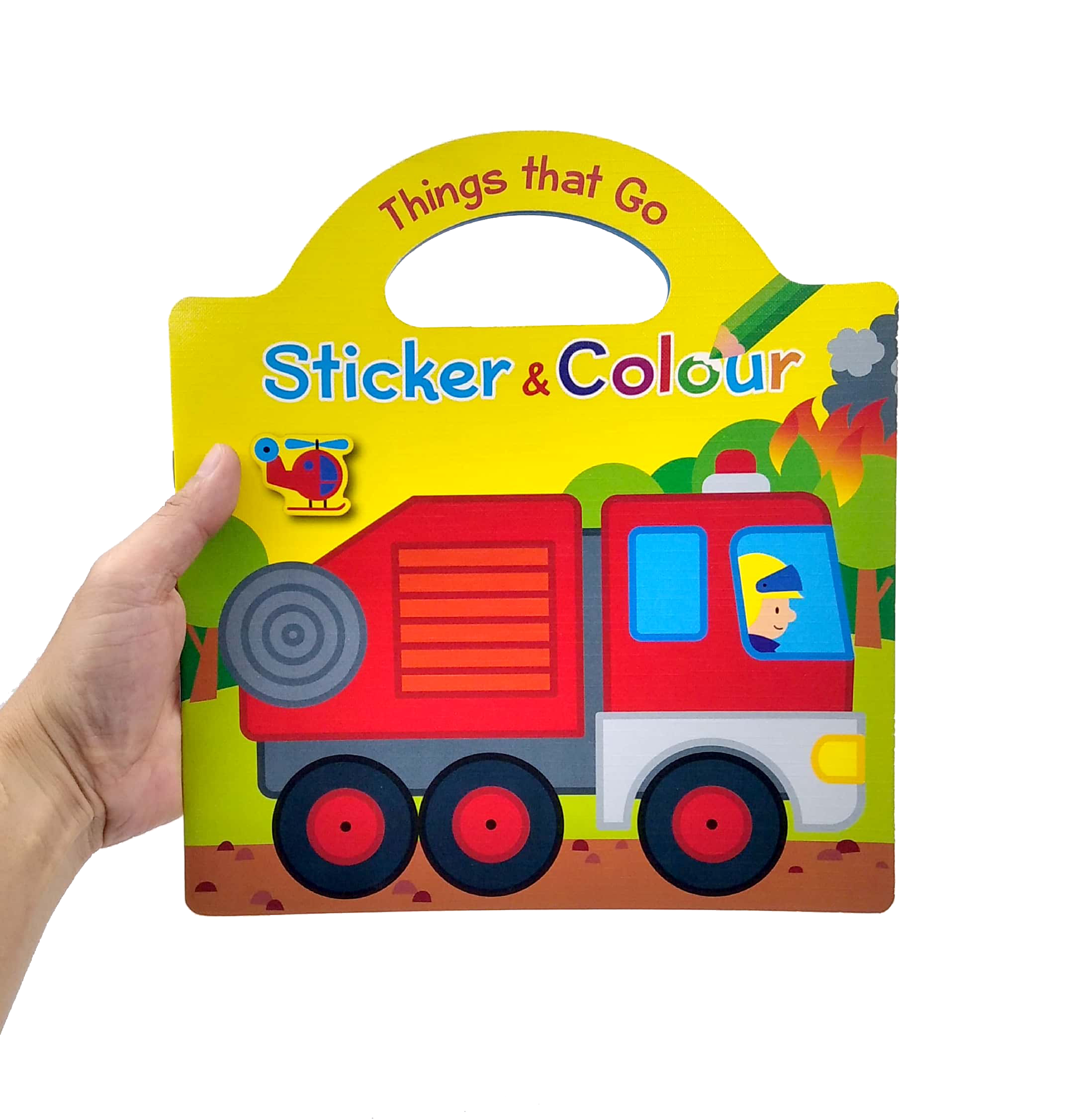 things that go sticker & colour: trucks and diggers - Ảnh 7