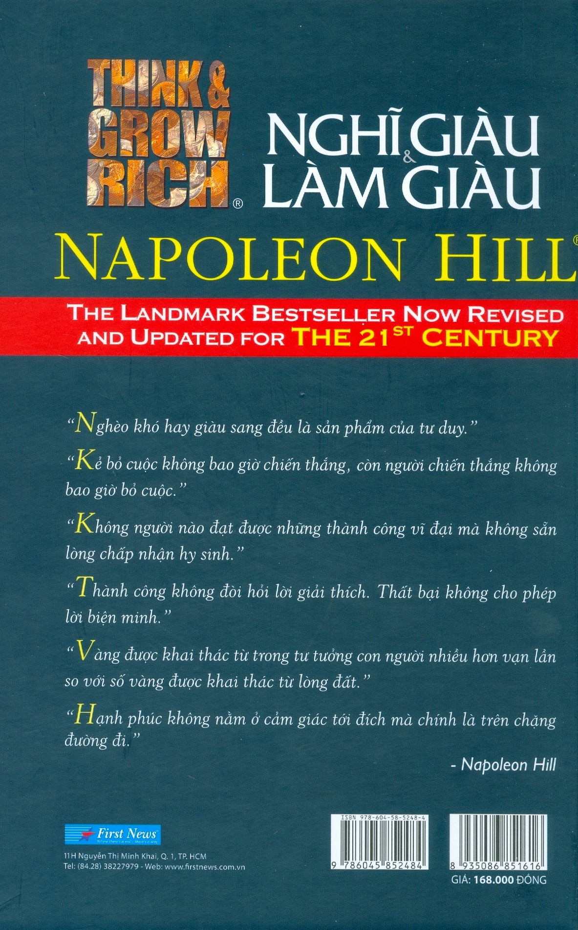 think and grow rich - nghĩ giàu và làm giàu (phiên bản đặc biệt bìa cứng) - Ảnh 10
