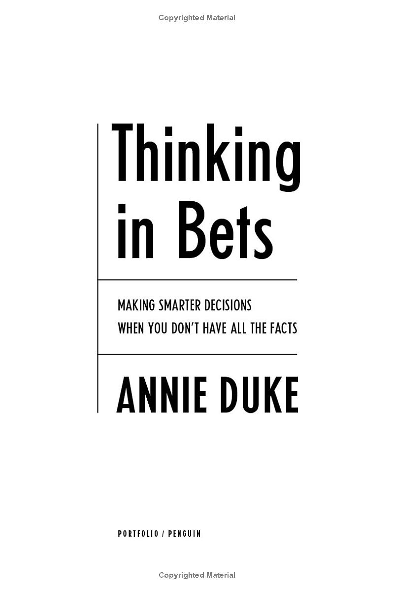 thinking in bets - Ảnh 3