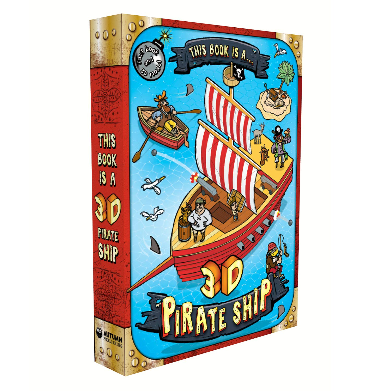 this book is a... 3d pirate ship - Ảnh 2