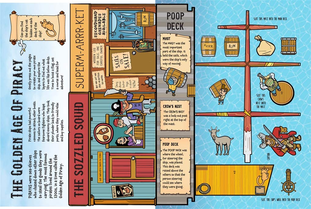 this book is a... 3d pirate ship - Ảnh 3