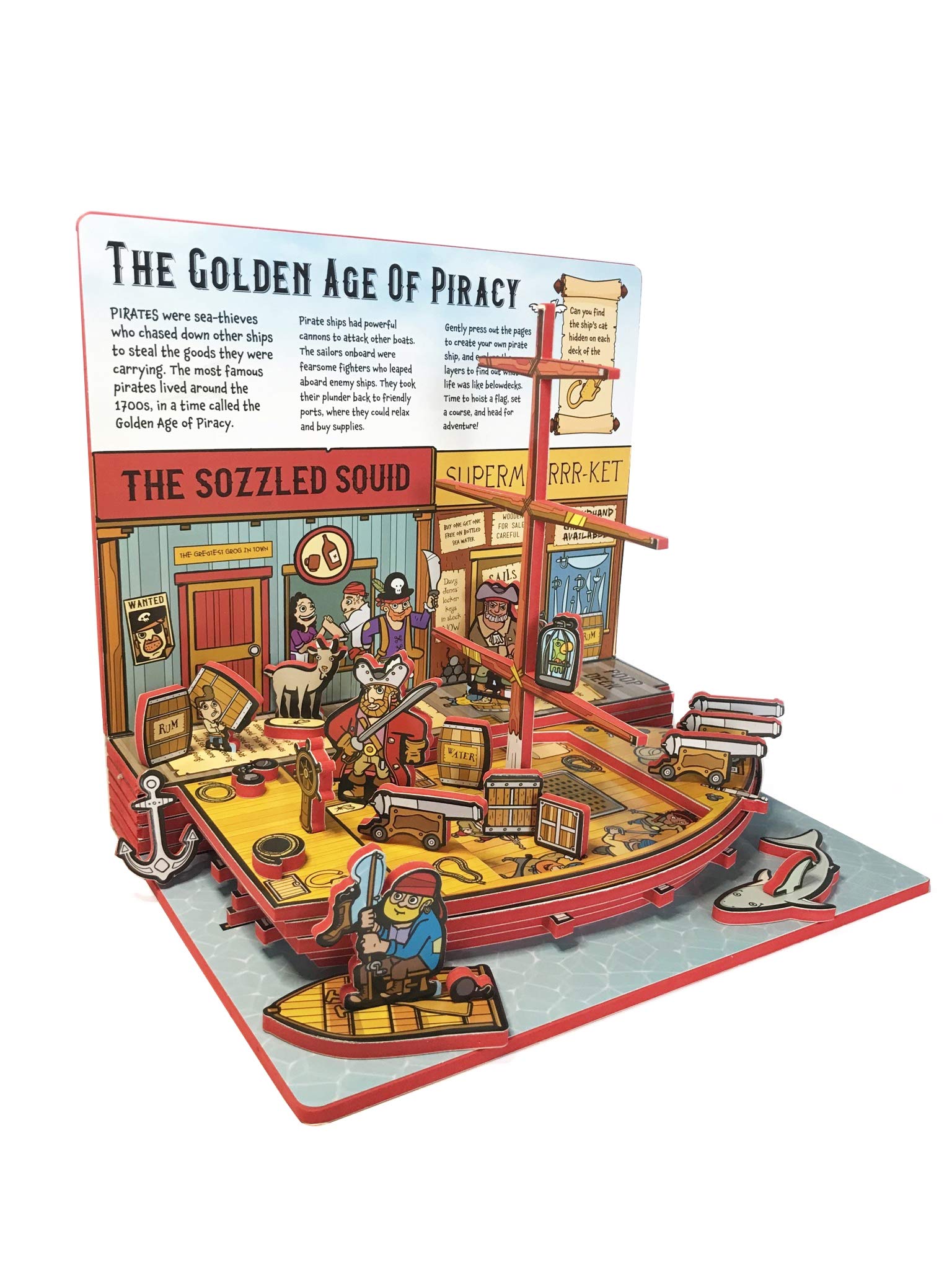 this book is a... 3d pirate ship - Ảnh 5