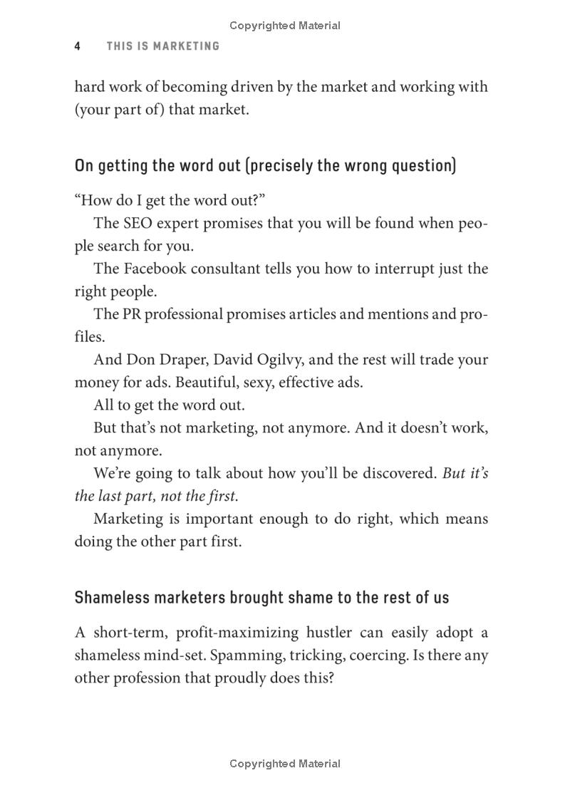 this is marketing: you can't be seen until you learn to see - Ảnh 11