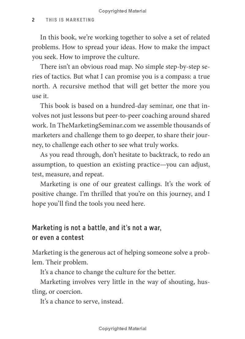 this is marketing: you can't be seen until you learn to see - Ảnh 9