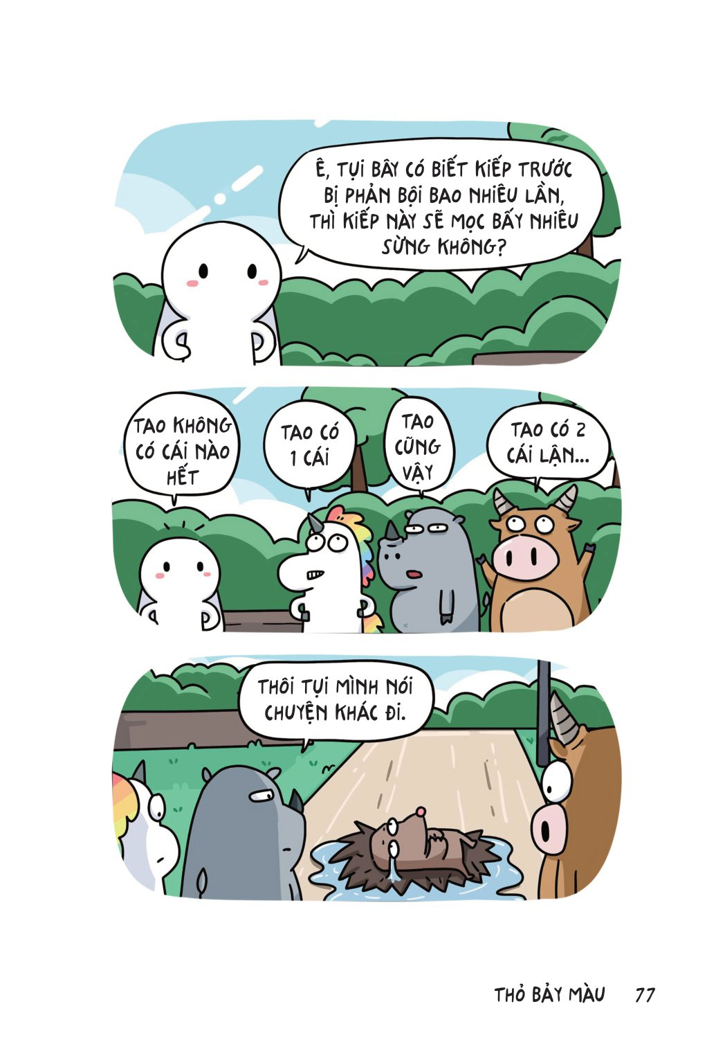 thỏ bảy màu và những người nghĩ nó là bạn (tái bản 2023) - Ảnh 7