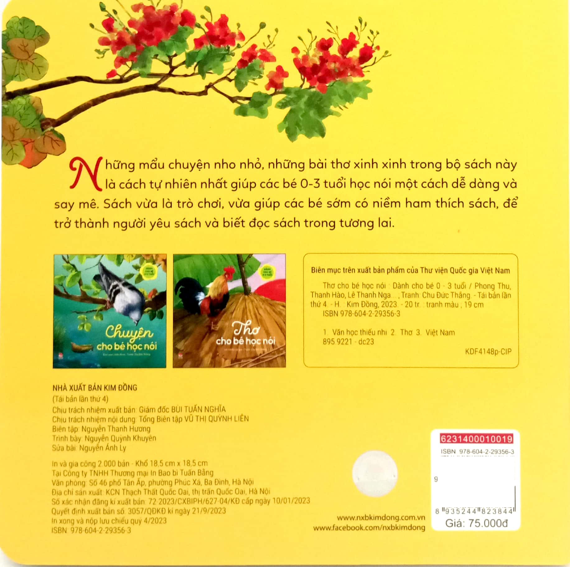 Tho Cho Be Hoc Noi - Bia Cung (Tai Ban 2019) - Ảnh 7