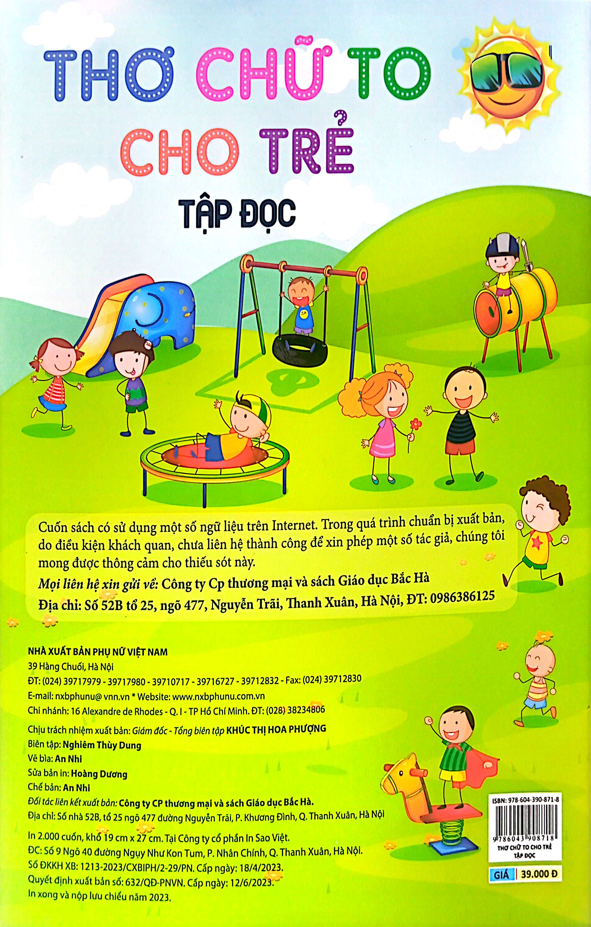 thơ chữ to cho trẻ tập đọc - Ảnh 7