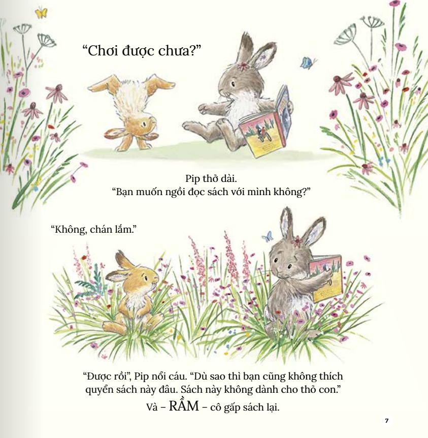 thỏ con đọc sách - just one more story - Ảnh 10