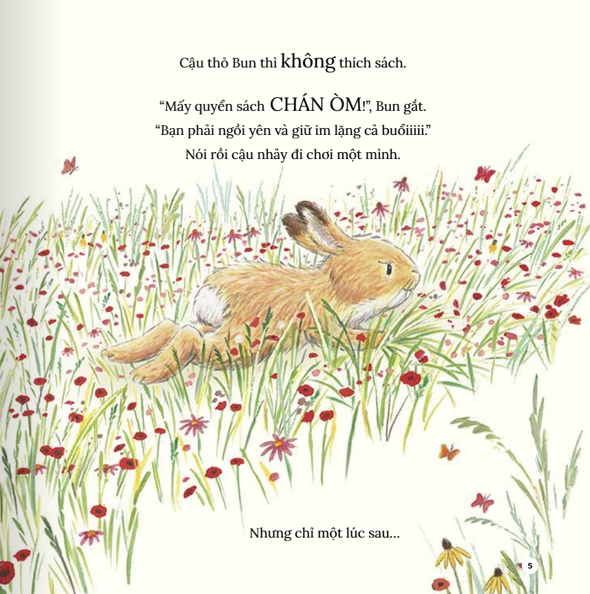 thỏ con đọc sách - just one more story - Ảnh 8