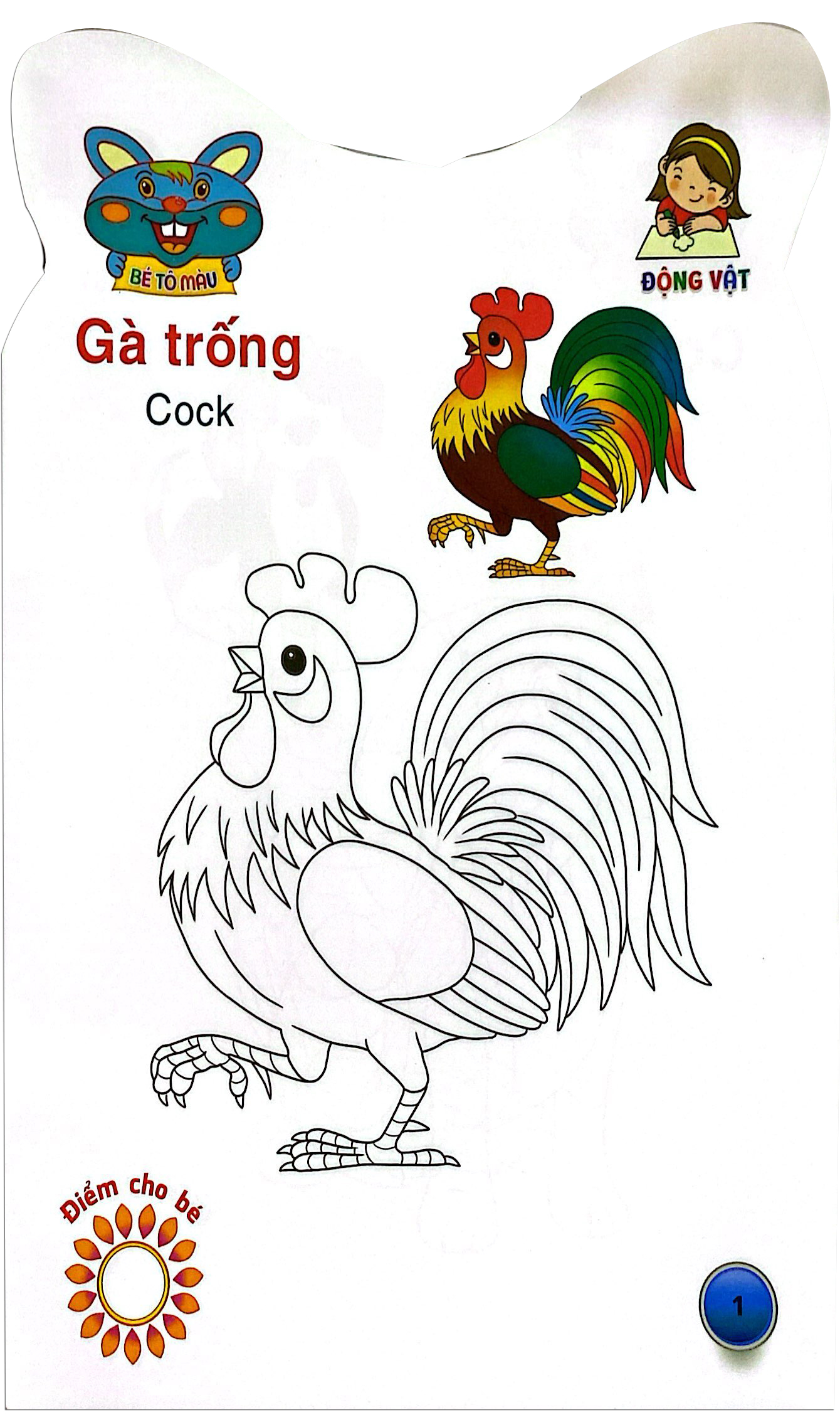 thỏ con khéo tay - bé tô màu: động vật - Ảnh 3