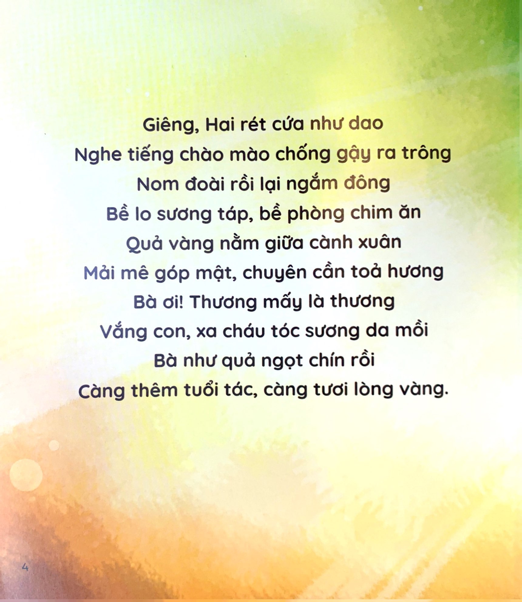thơ gia đình yêu thương - thơ về bà - Ảnh 5