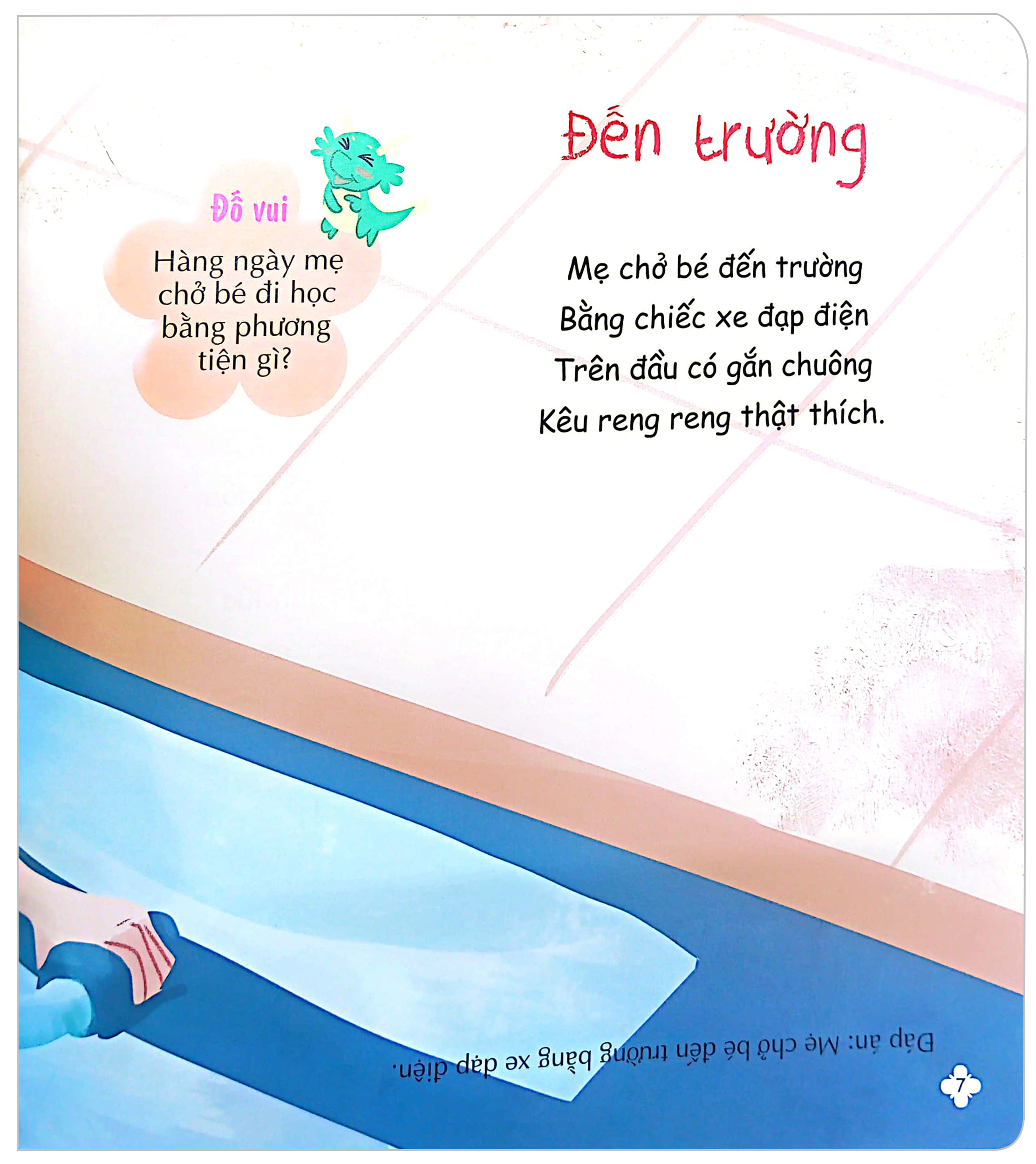 thơ hay cho bé học nói - bé vui đến trường - Ảnh 6