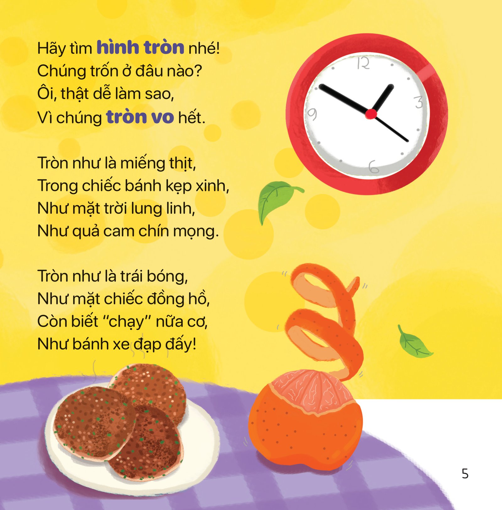 thơ hay cho bé - học về hình dạng - Ảnh 11