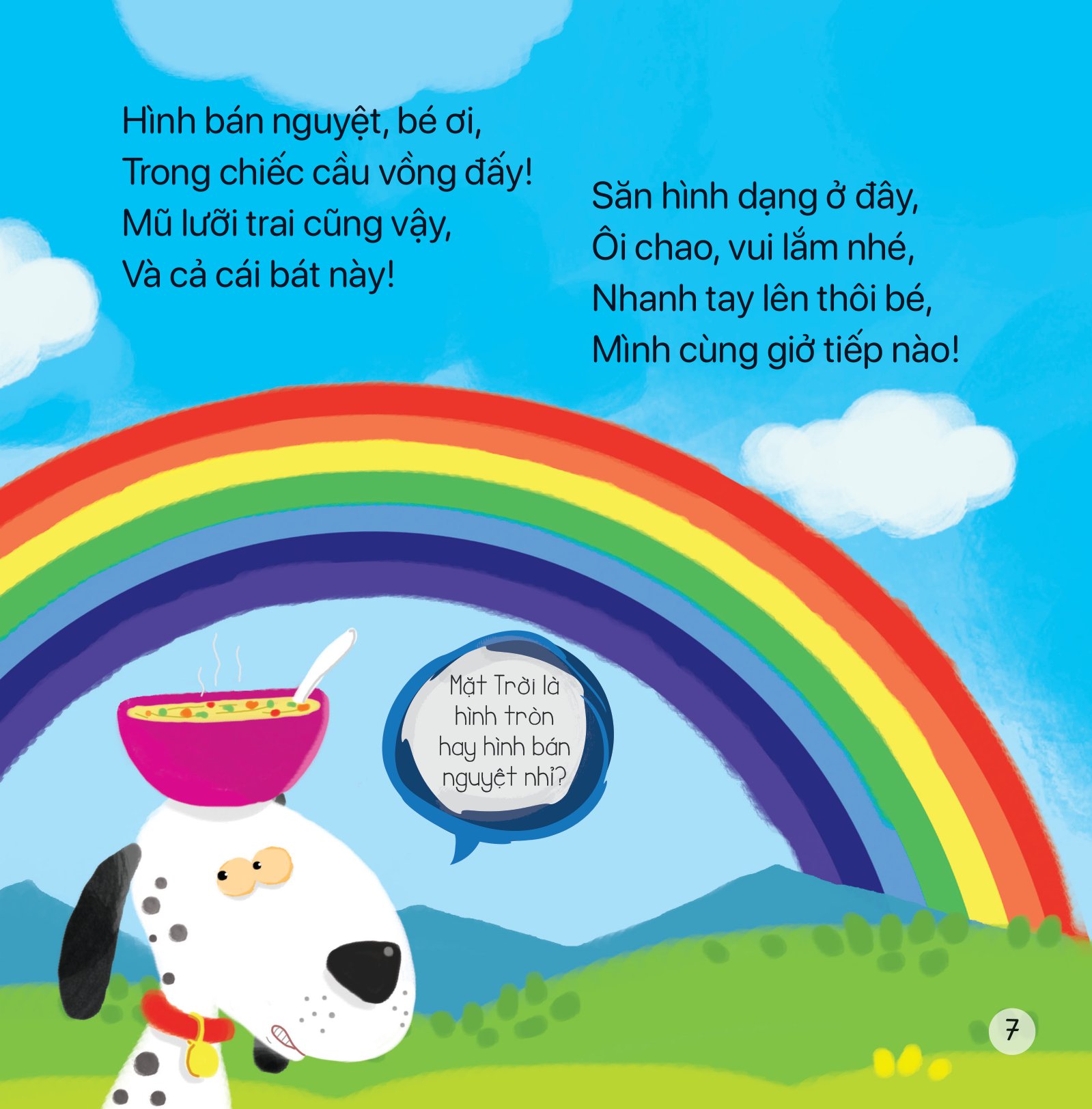 thơ hay cho bé - học về hình dạng - Ảnh 14