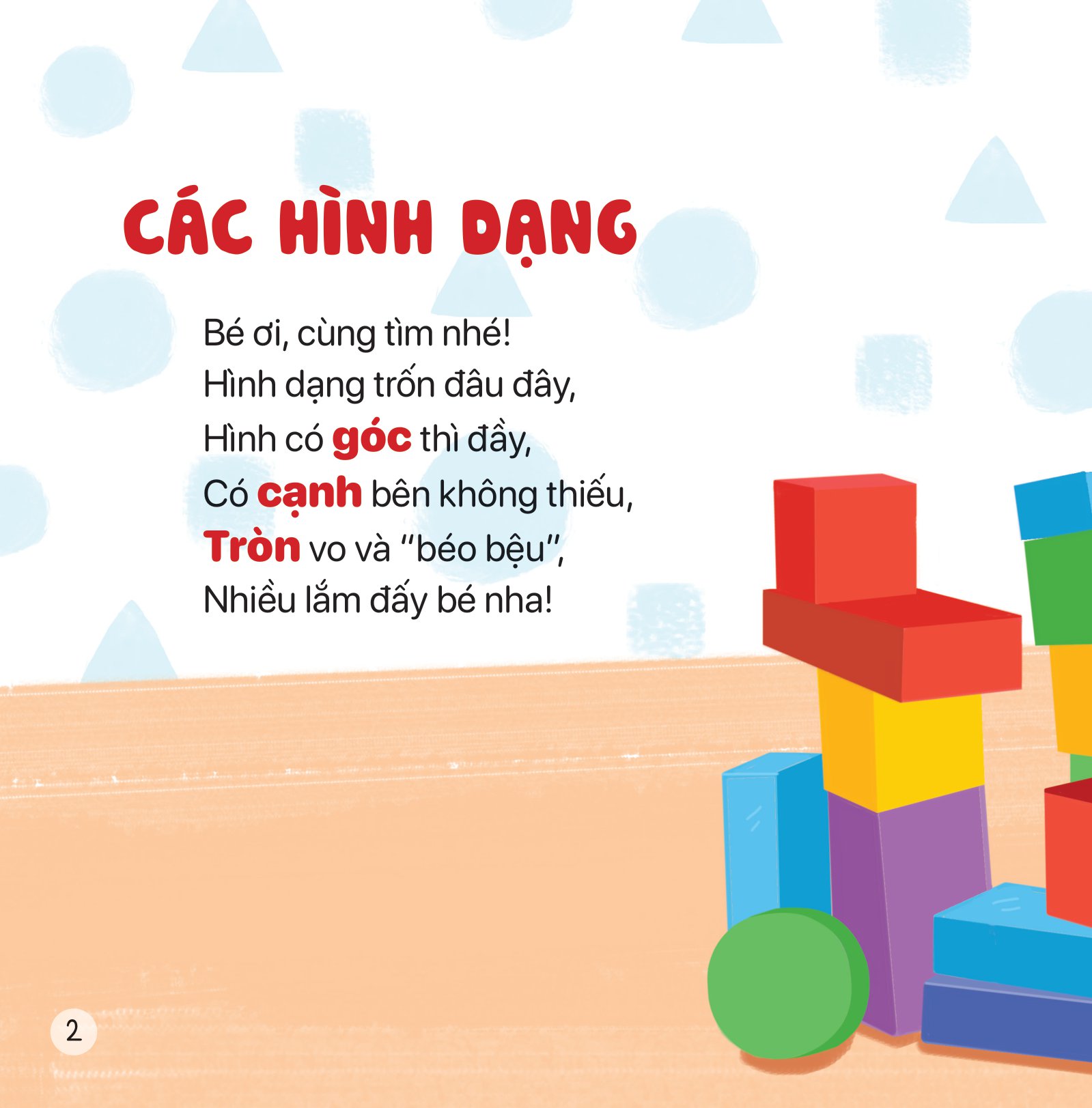 thơ hay cho bé - học về hình dạng - Ảnh 4