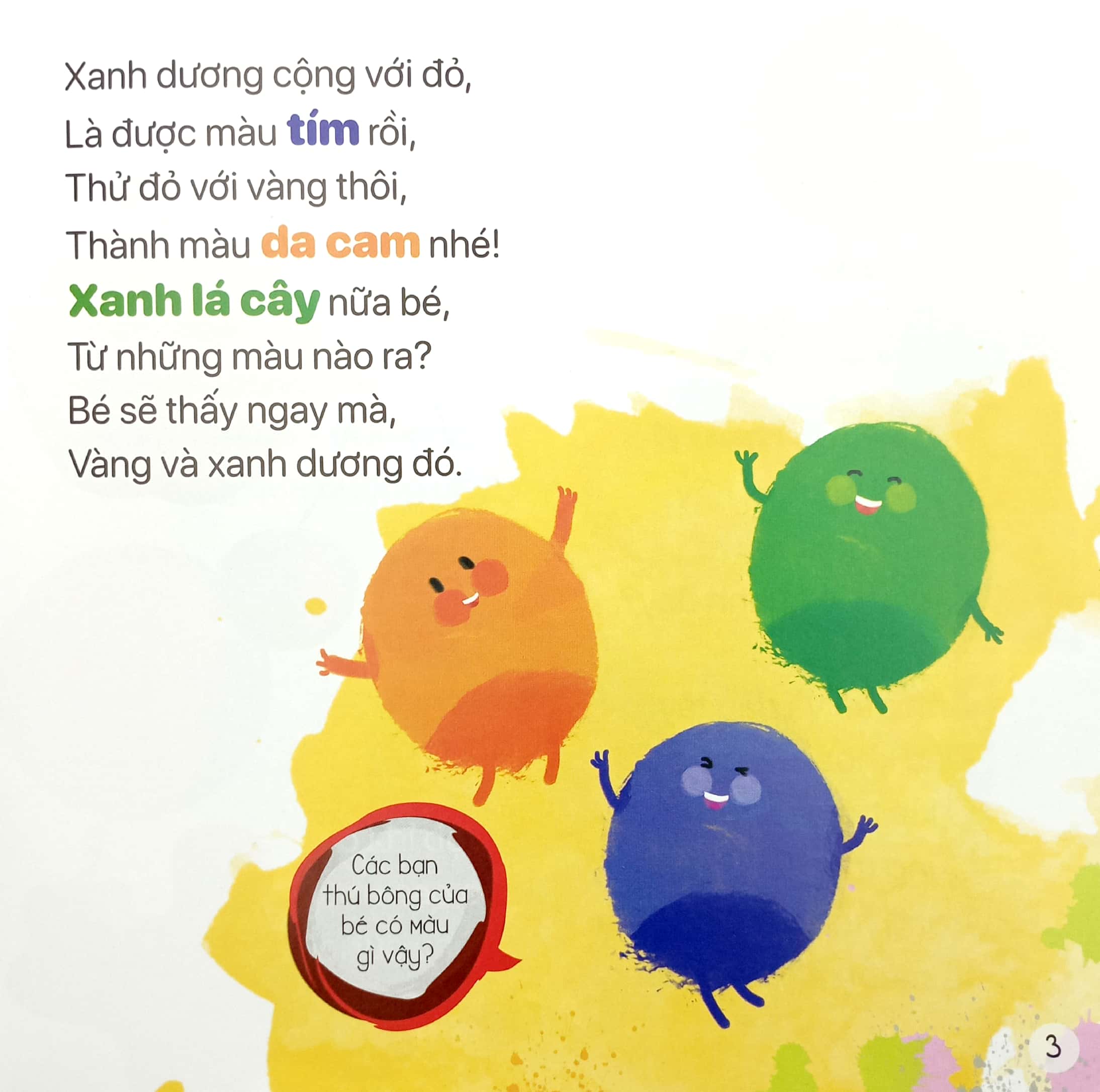 thơ hay cho bé - học về màu sắc - Ảnh 7