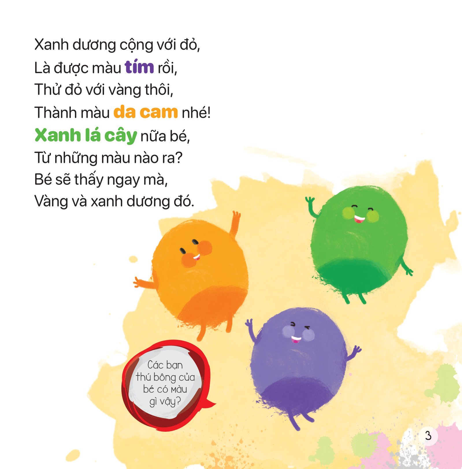 thơ hay cho bé - học về màu sắc - Ảnh 8