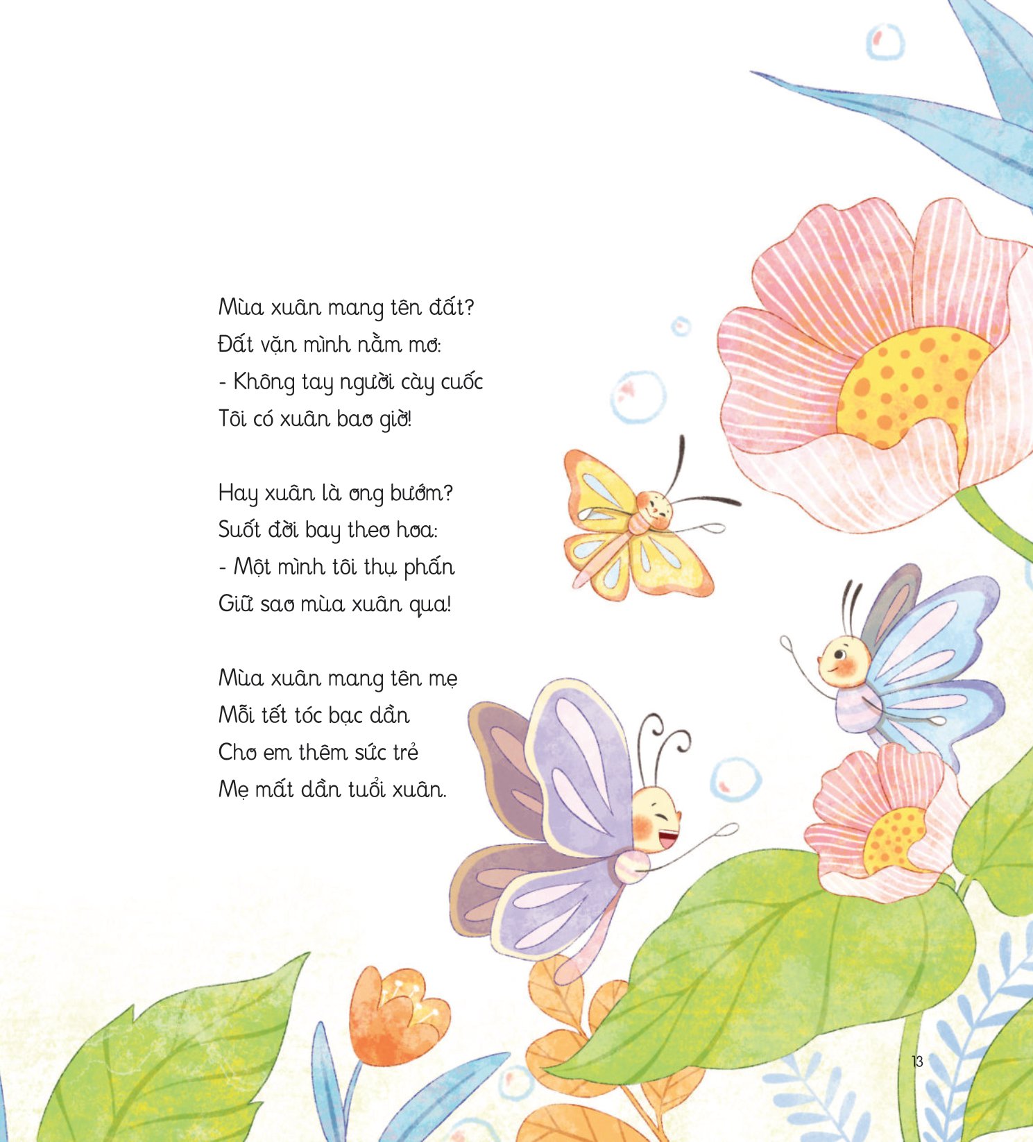 thơ hay viết cho thiếu nhi - hoa vừa đi vừa nở - Ảnh 10