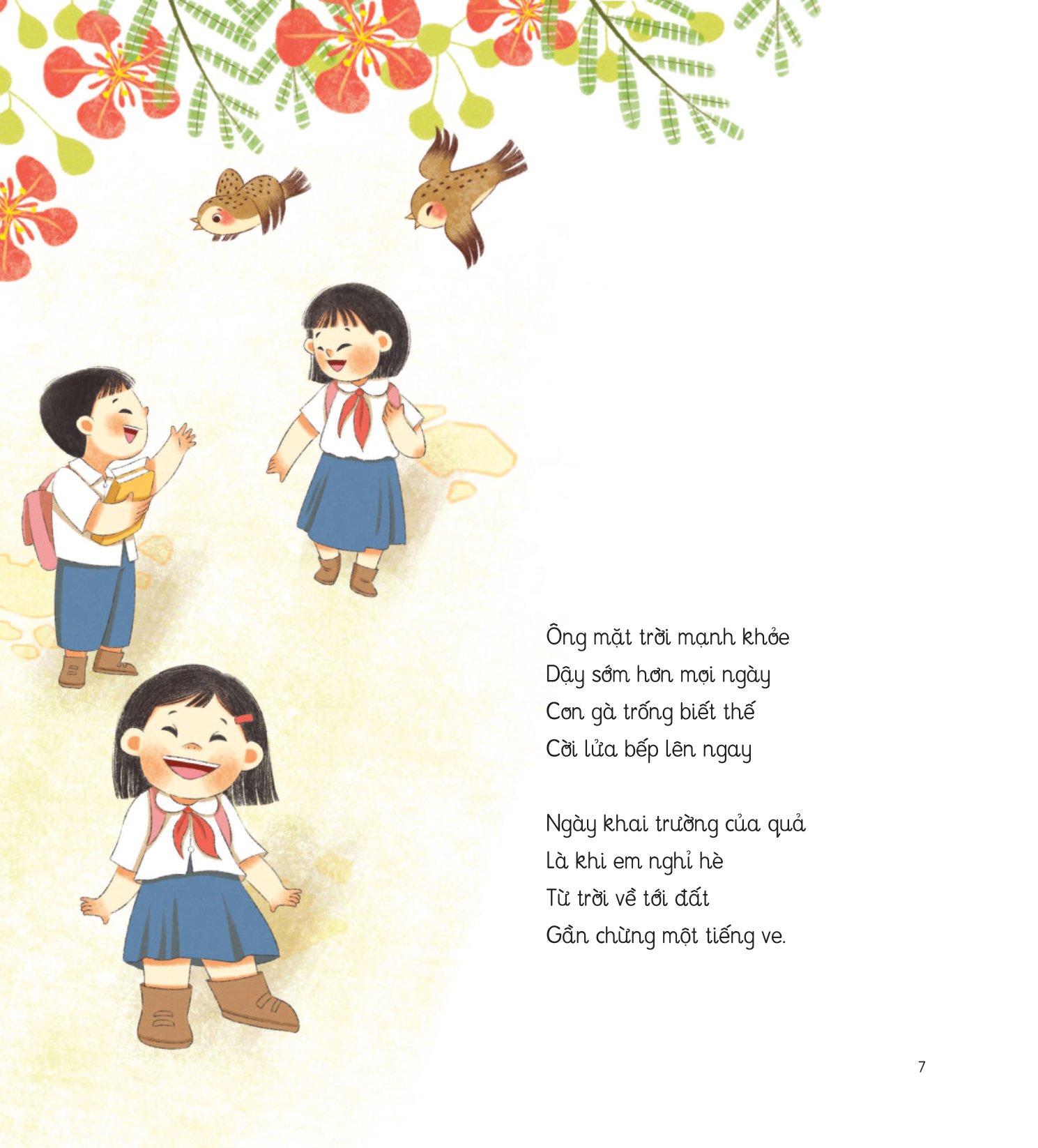 thơ hay viết cho thiếu nhi - hoa vừa đi vừa nở - Ảnh 4