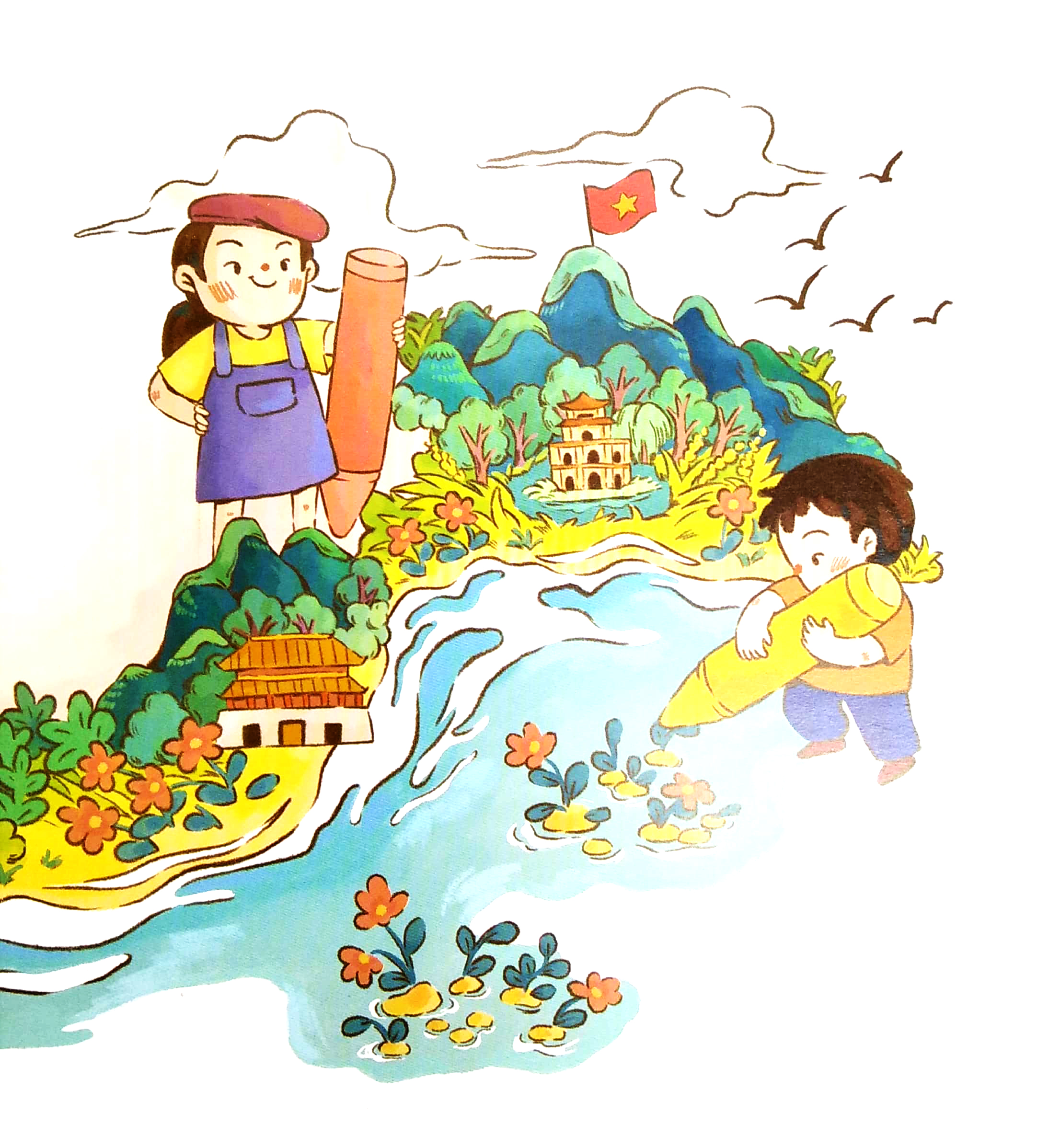 thơ hay viết cho thiếu nhi - tiếng hát con chim non - Ảnh 6