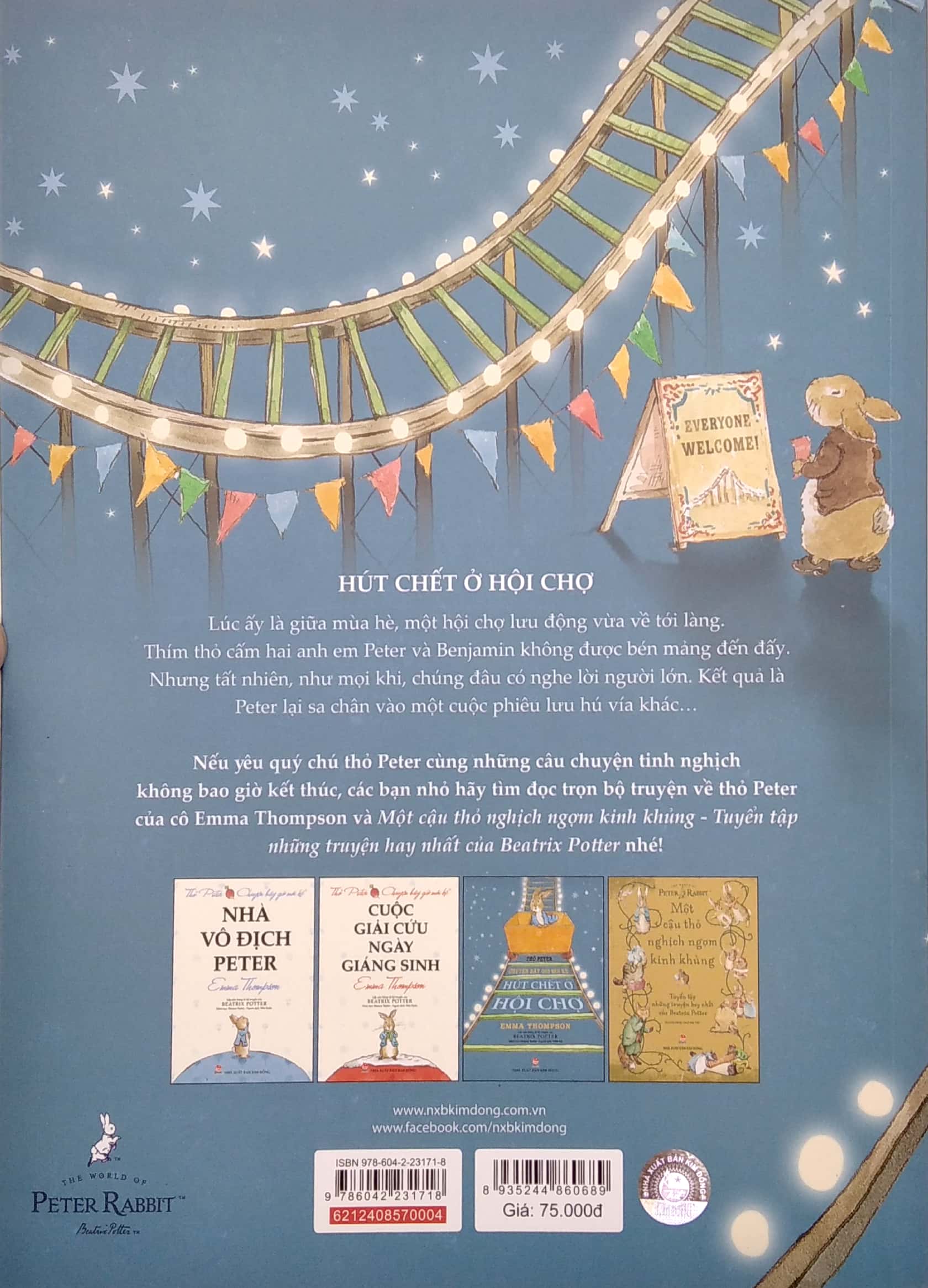 thỏ peter - chuyện bây giờ mới kể - hút chết ở hội chợ (tái bản 2021) - Ảnh 7