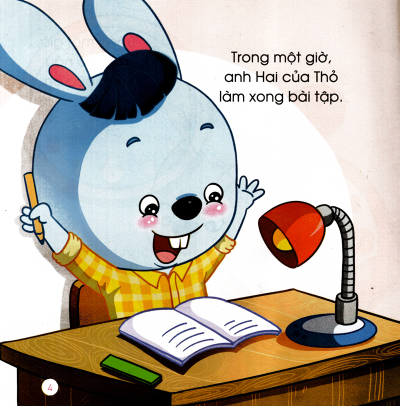 thỏ thông minh và giờ phút giây -song ngữ việt - anh - Ảnh 5