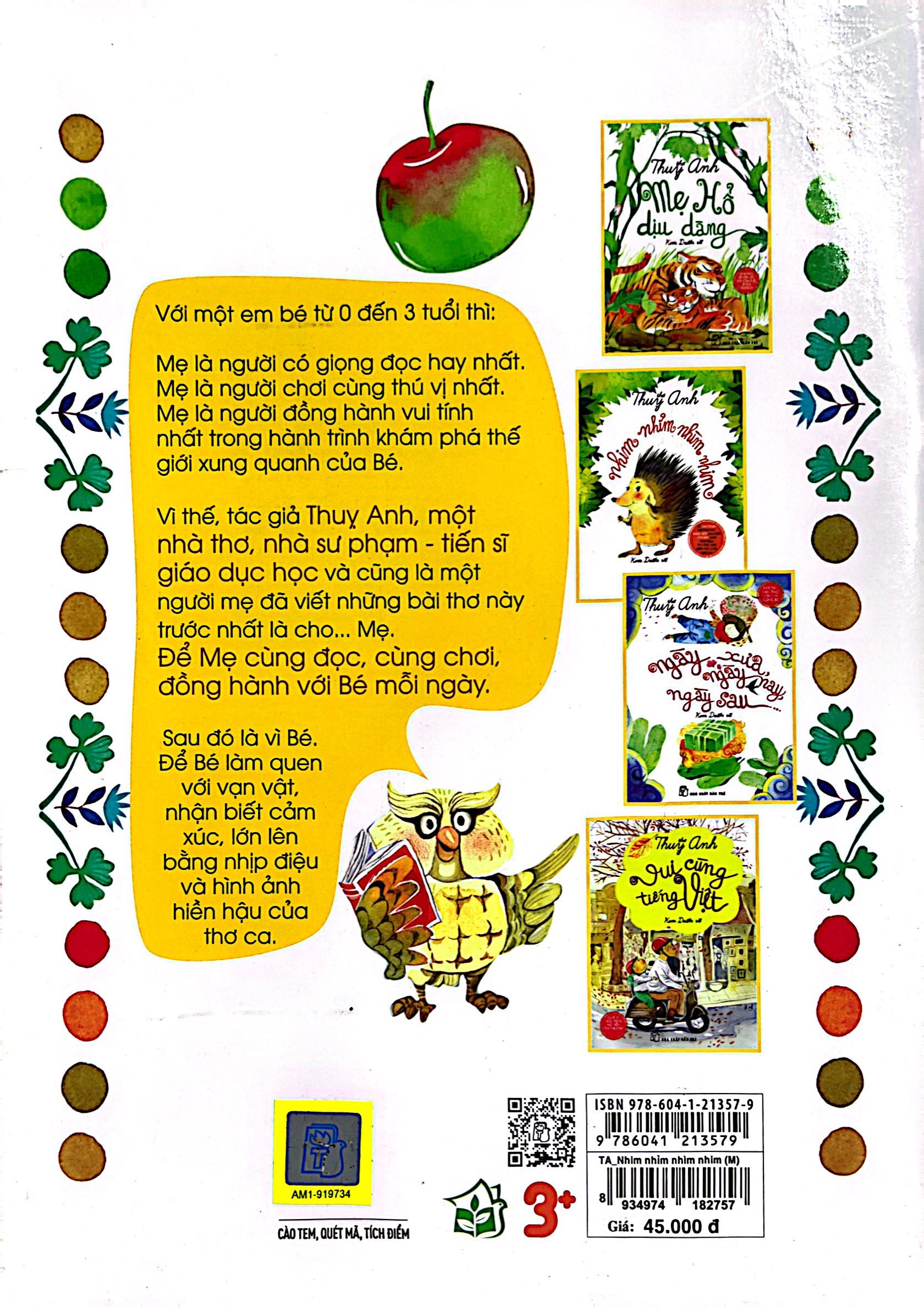 thơ thụy anh: nhim nhỉm nhìm nhim (tái bản 2022) - Ảnh 7