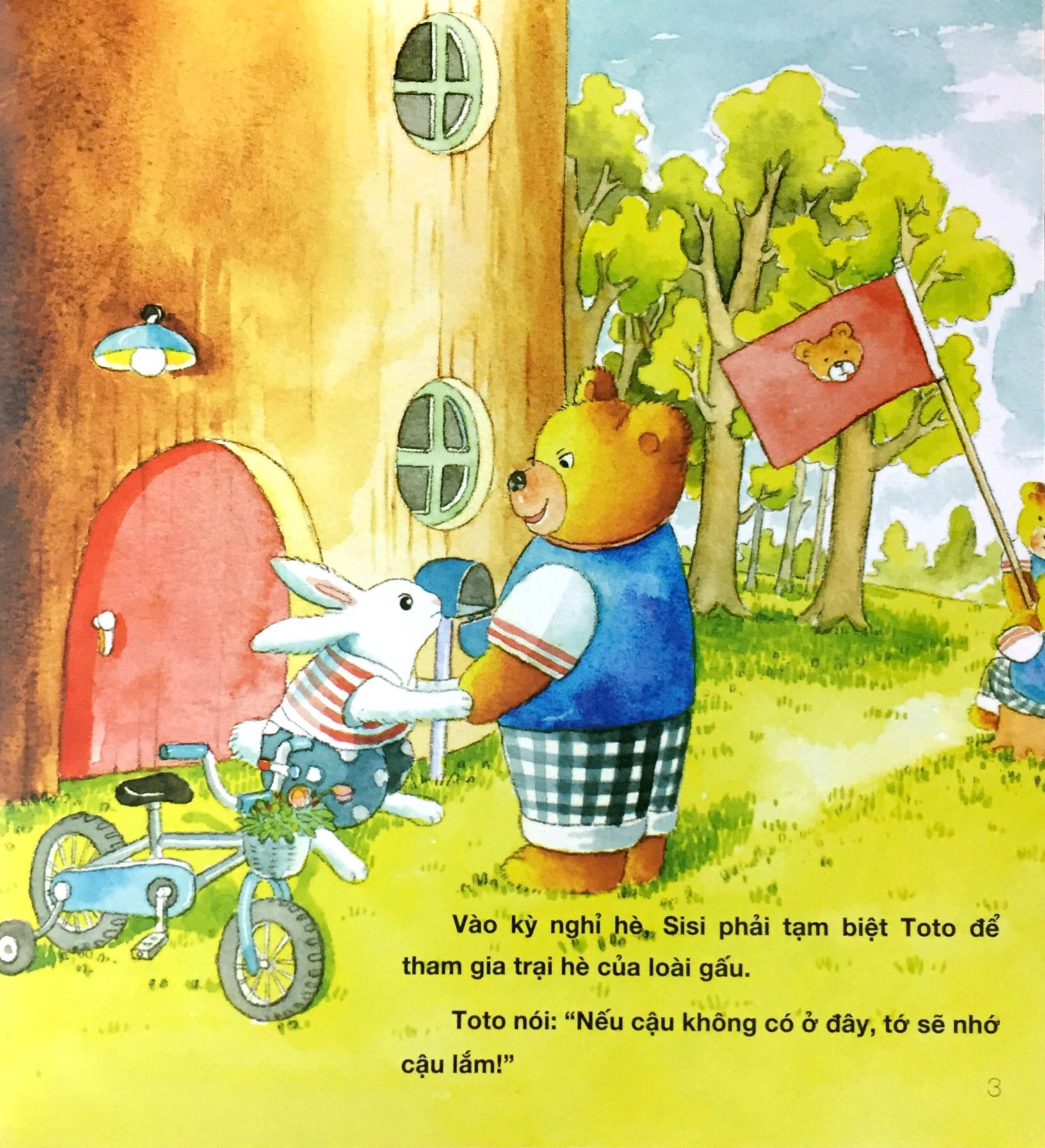 thỏ và gấu không giống nhau - Ảnh 3