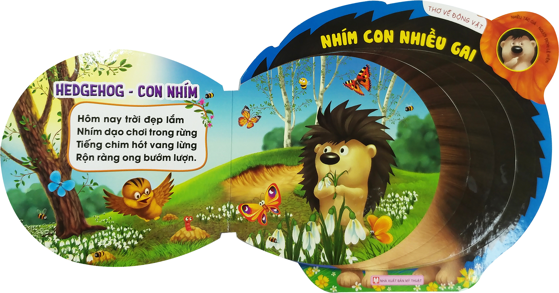 thơ về động vật - nhím con nhiều gai - Ảnh 4