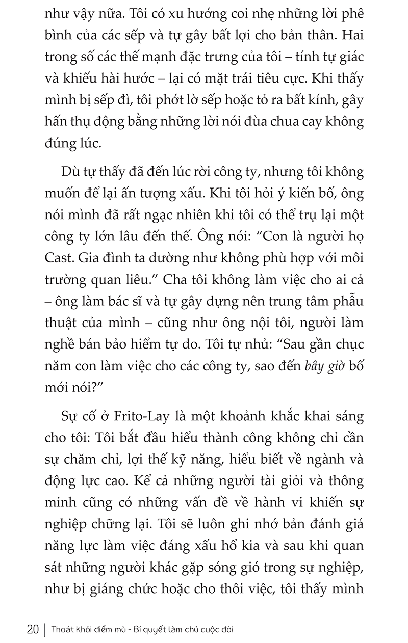 thoát khỏi điểm mù - bí quyết làm chủ cuộc đời - Ảnh 8