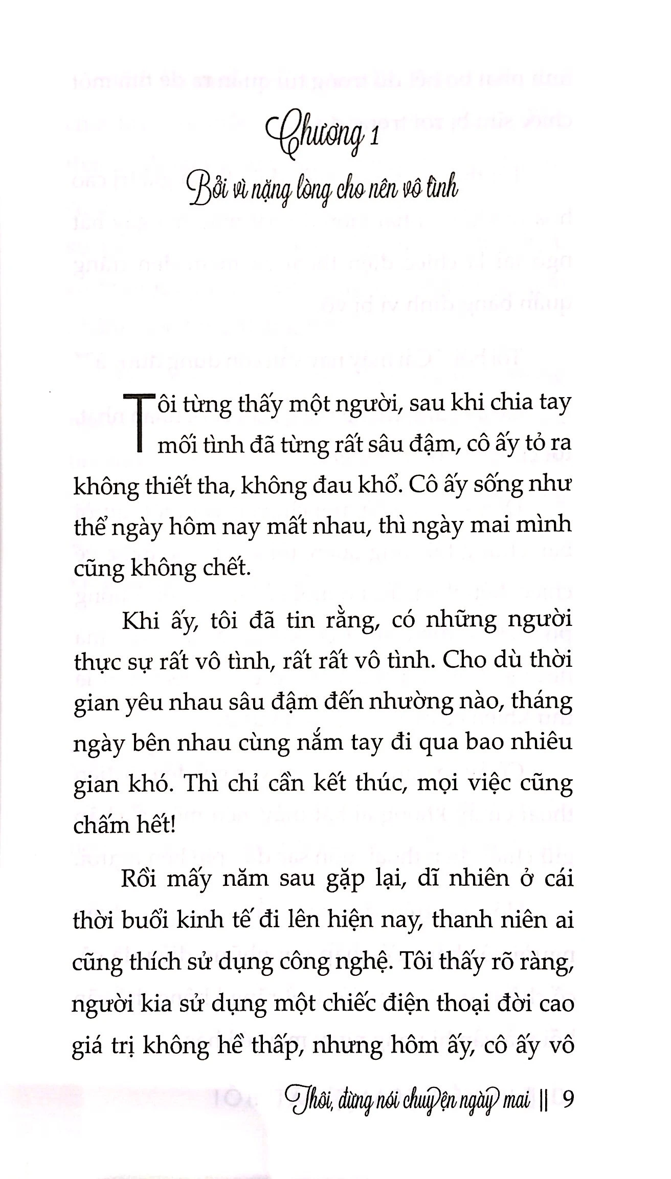 thôi, đừng nói chuyện ngày mai - Ảnh 4