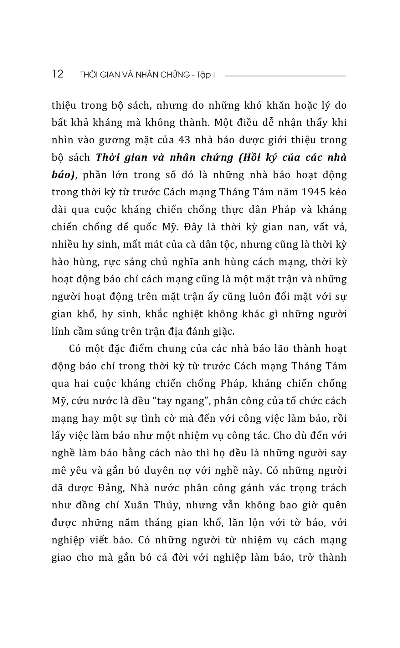 thời gian và nhân chứng - hồi ký của các nhà báo - tập i - Ảnh 14