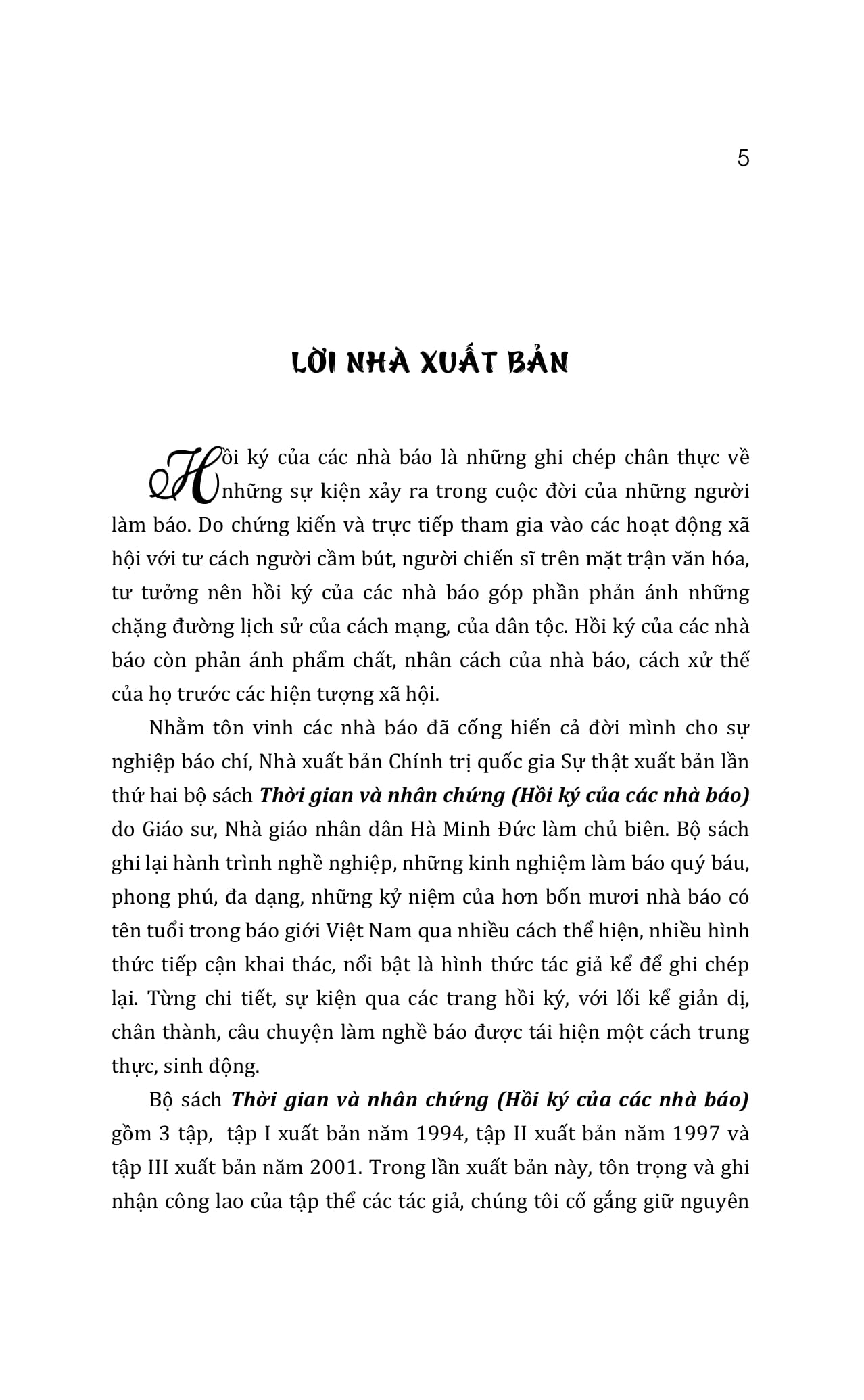 thời gian và nhân chứng - hồi ký của các nhà báo - tập i - Ảnh 7