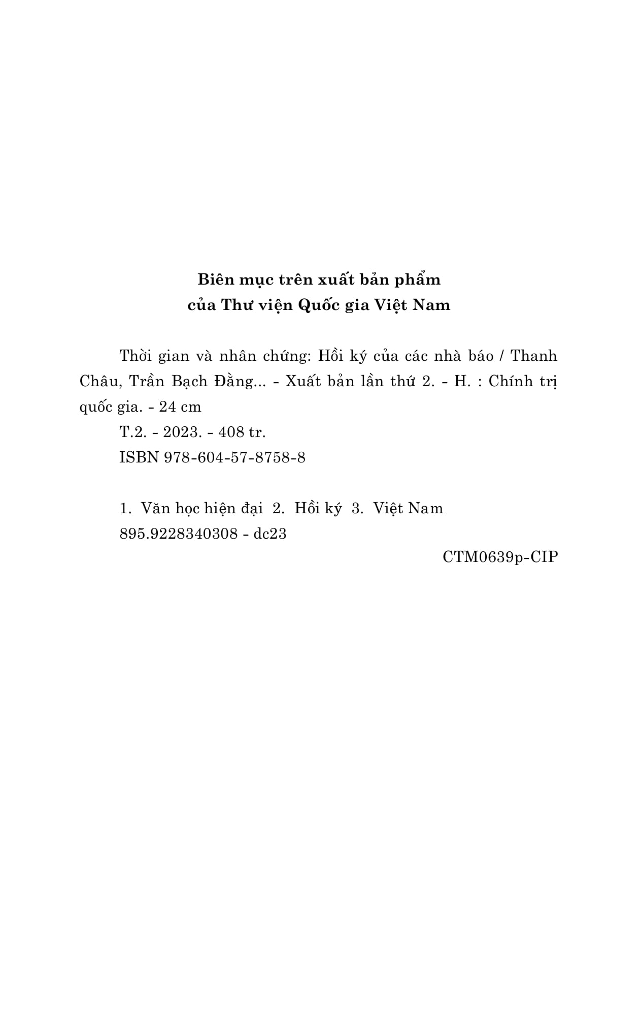 thời gian và nhân chứng - hồi ký của các nhà báo - tập ii - Ảnh 4