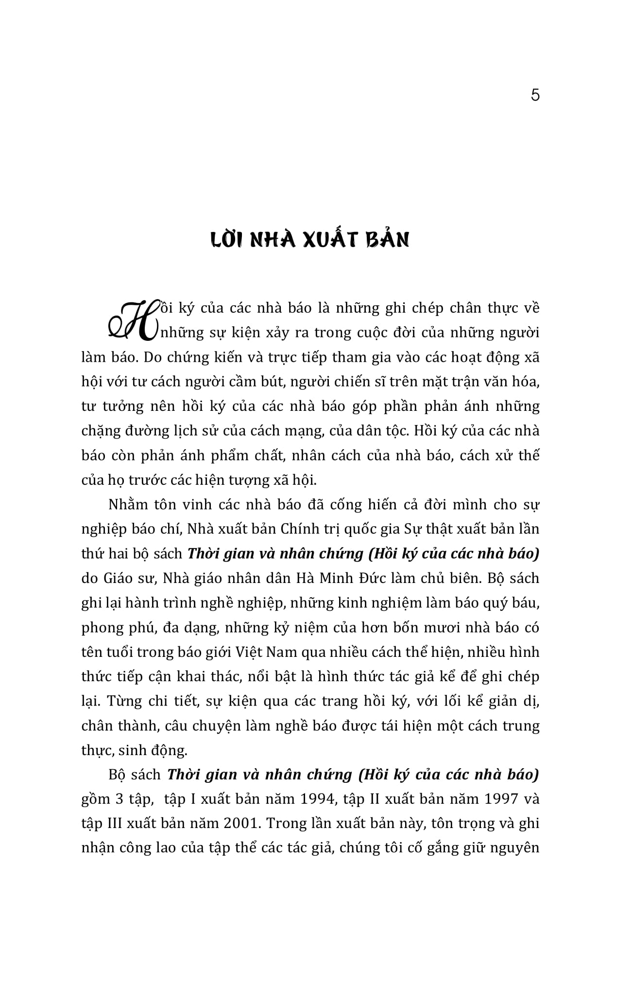 thời gian và nhân chứng - hồi ký của các nhà báo - tập ii - Ảnh 6
