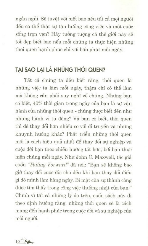 thói quen hạnh phúc - happy habits: energize your career and life in 4 minutes a day - Ảnh 2