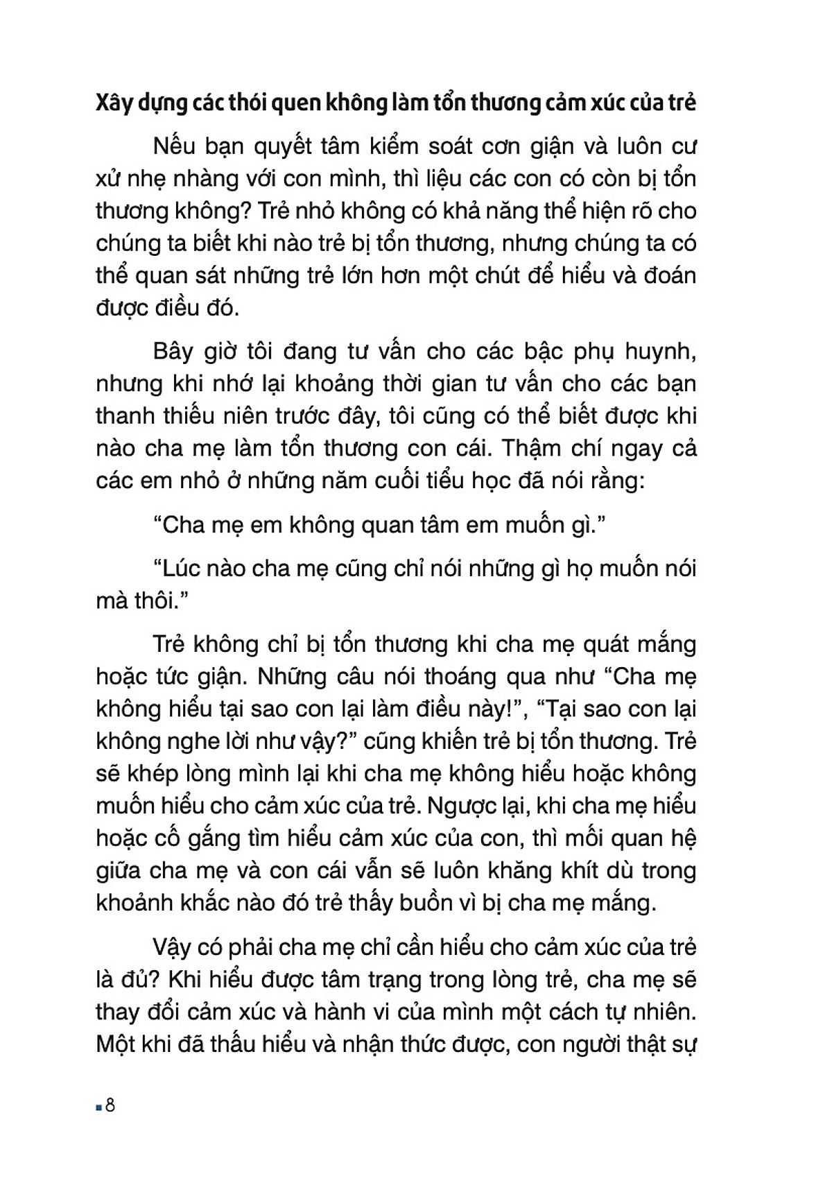 thói quen không làm tổn thương cảm xúc của trẻ - Ảnh 8