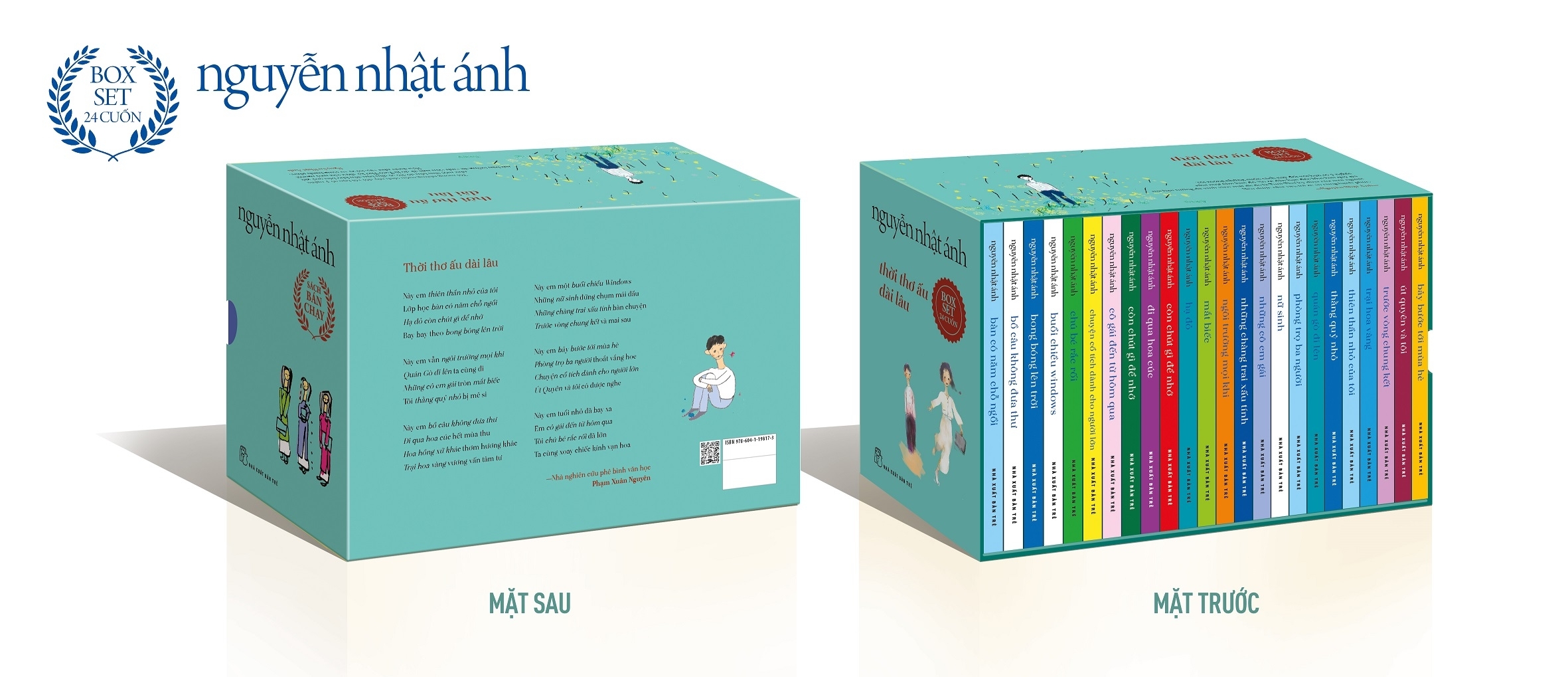 thời thơ ấu dài lâu - nguyễn nhật ánh - boxset 24 cuốn - phiên bản tươi mới - Ảnh 2