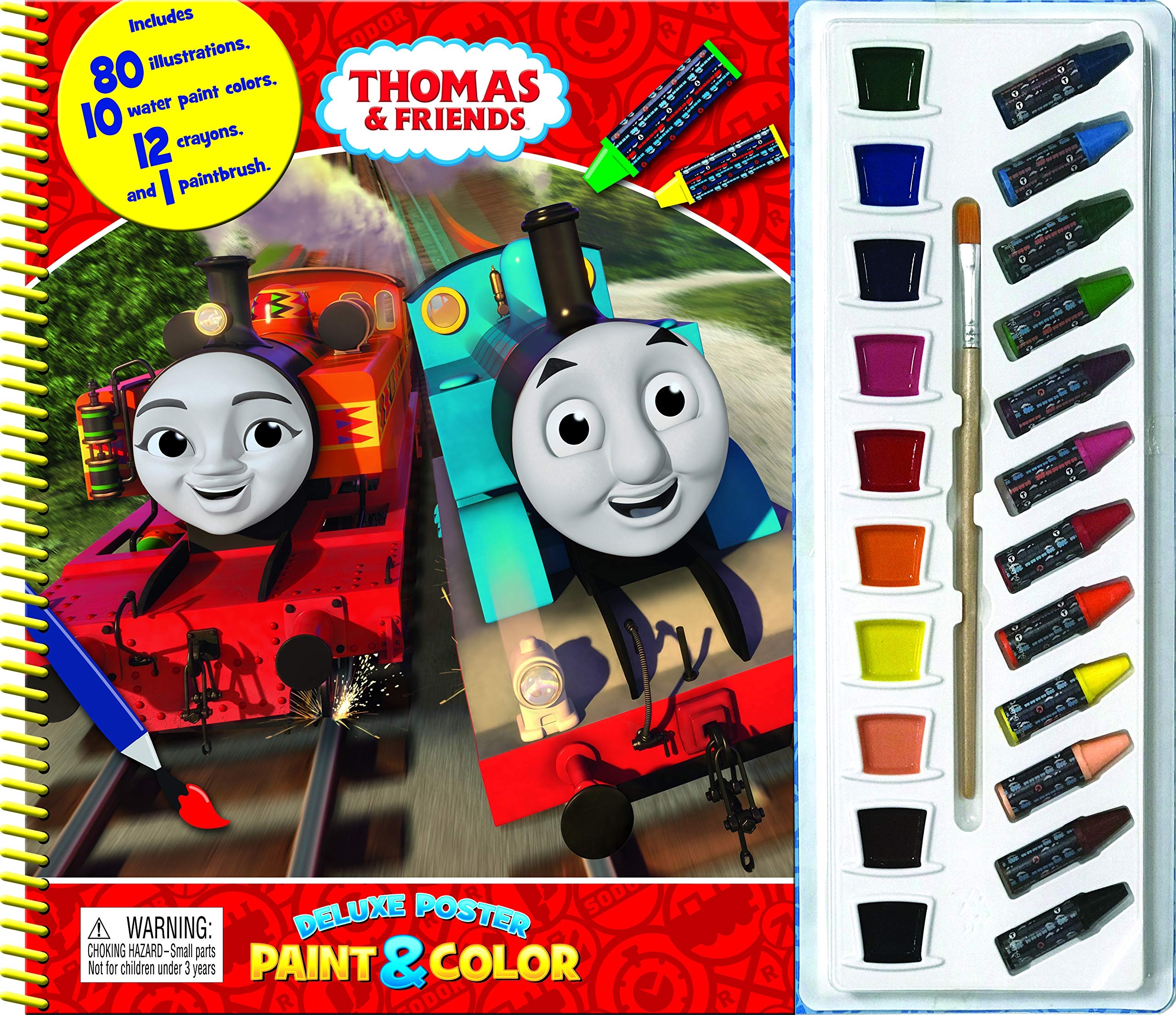 thomas & friends deluxe poster paint & color - Ảnh 2
