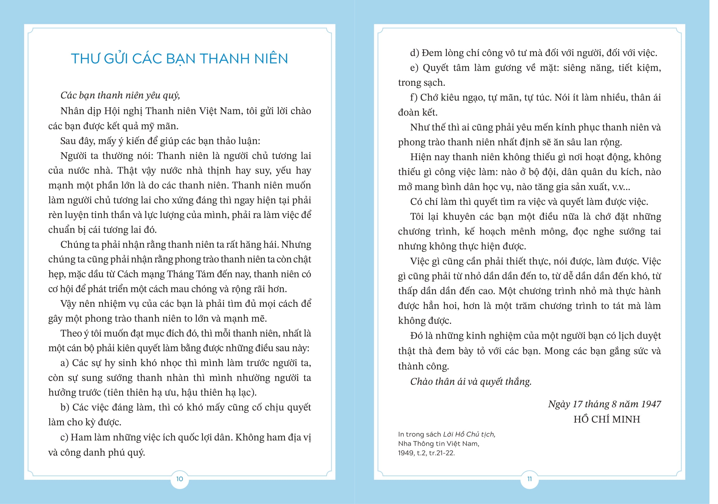 Thư Bác Hồ Gửi Thanh Niên - Ảnh 6