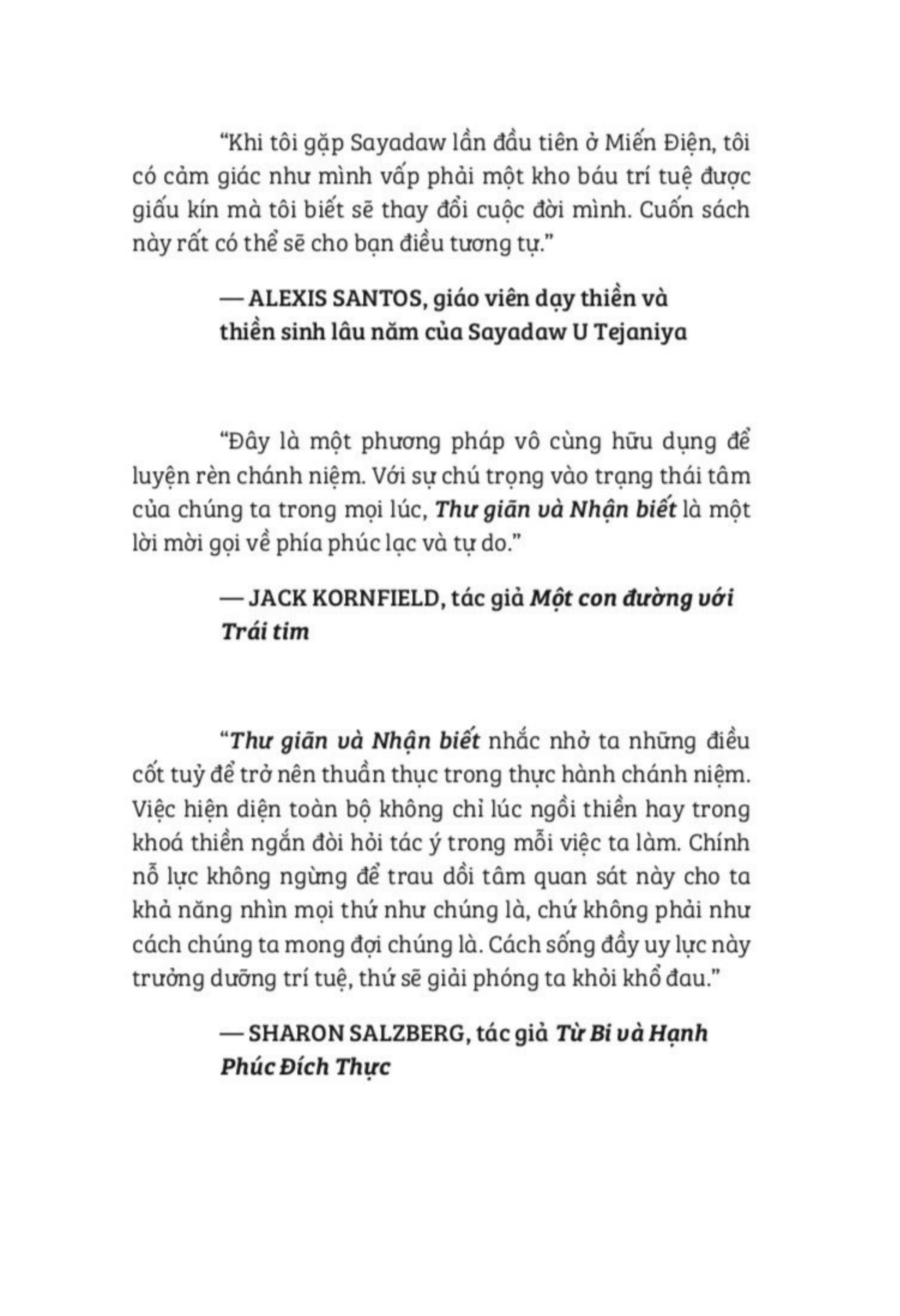 thư giãn và nhận biết - pháp thiền chánh niệm cho tâm sáng tỏ, tự tin và trí tuệ - Ảnh 6