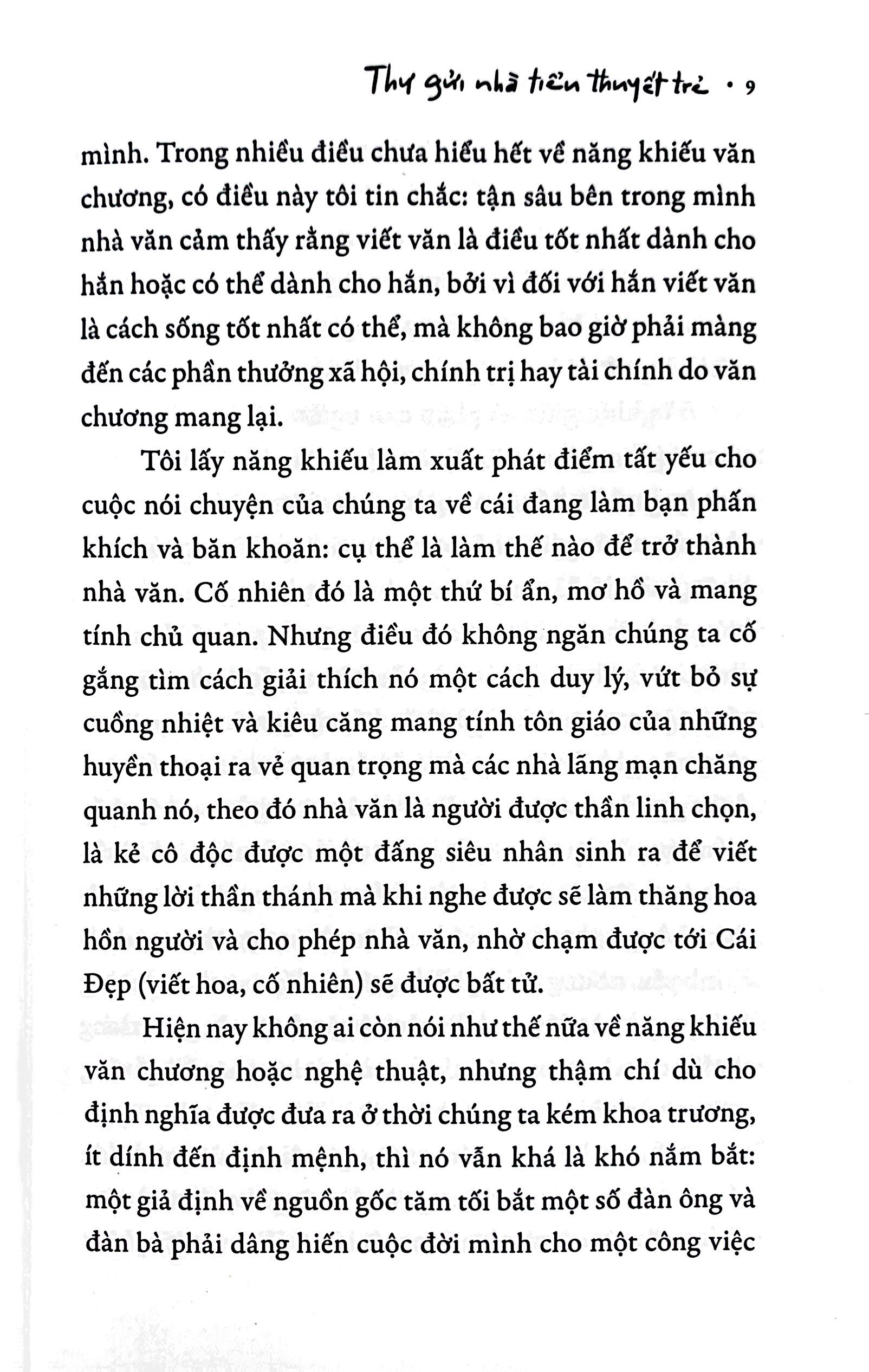 thư gửi nhà tiểu thuyết trẻ - Ảnh 6