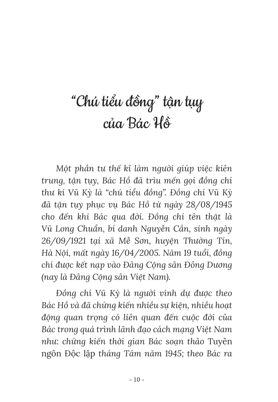 thư kí bác hồ kể chuyện - Ảnh 3