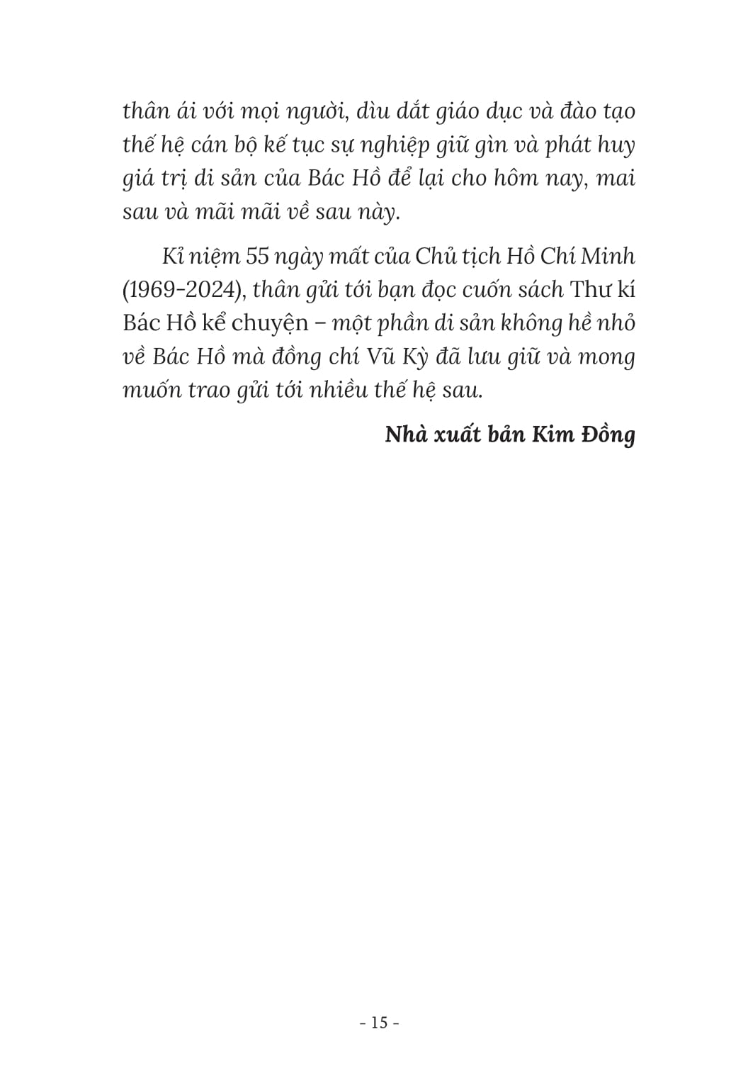 thư kí bác hồ kể chuyện - Ảnh 8