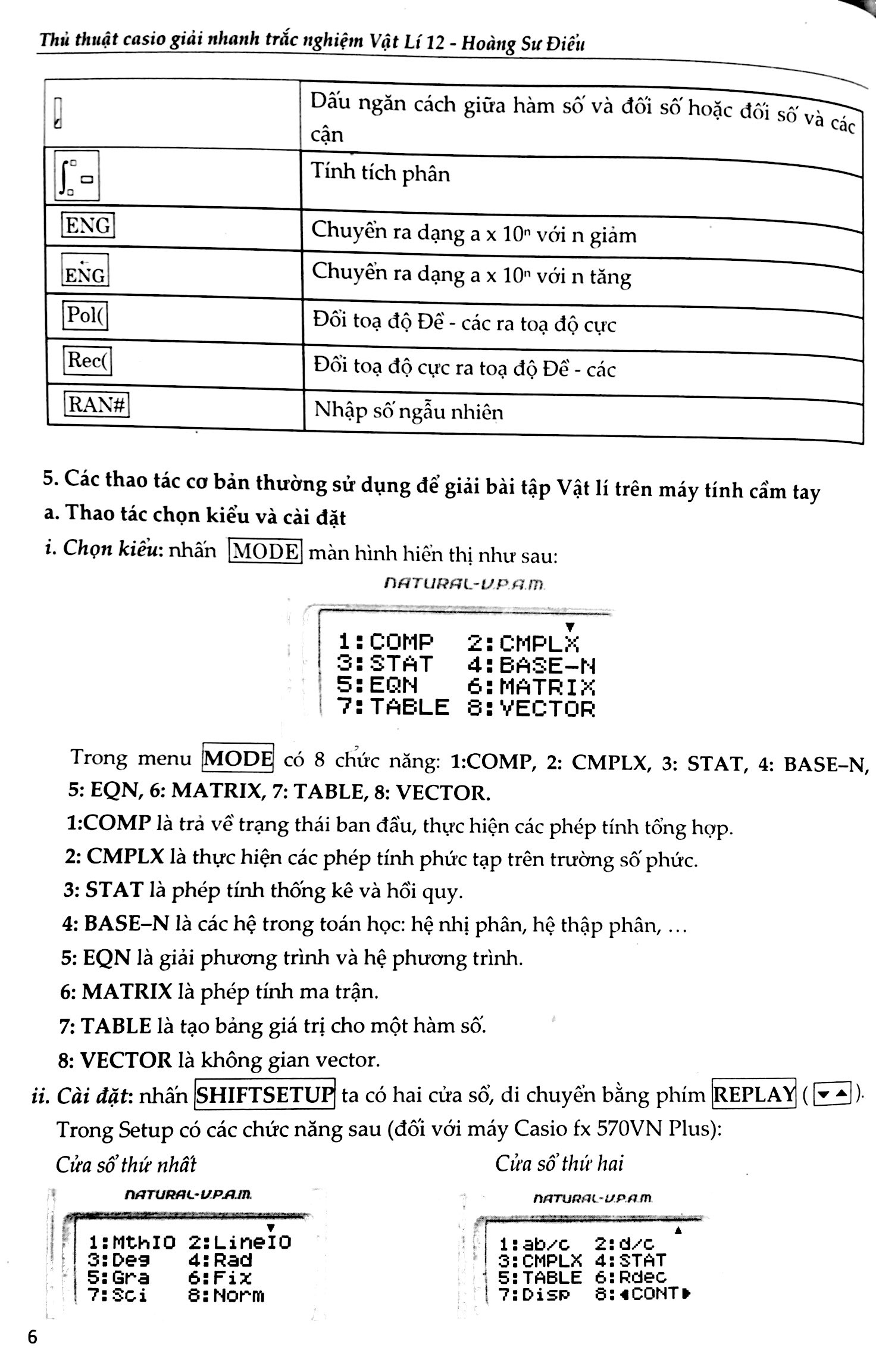 thủ thuật casio giải nhanh trắc nghiệm vật lý 12 - Ảnh 4