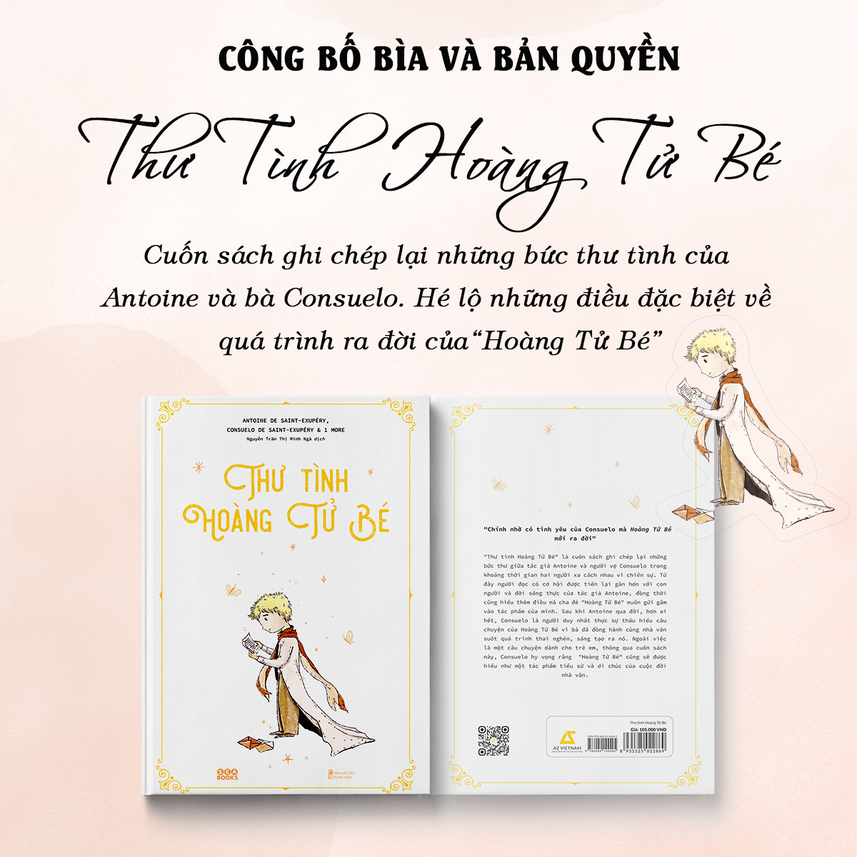 thư tình hoàng tử bé - tặng kèm bookmark - Ảnh 5